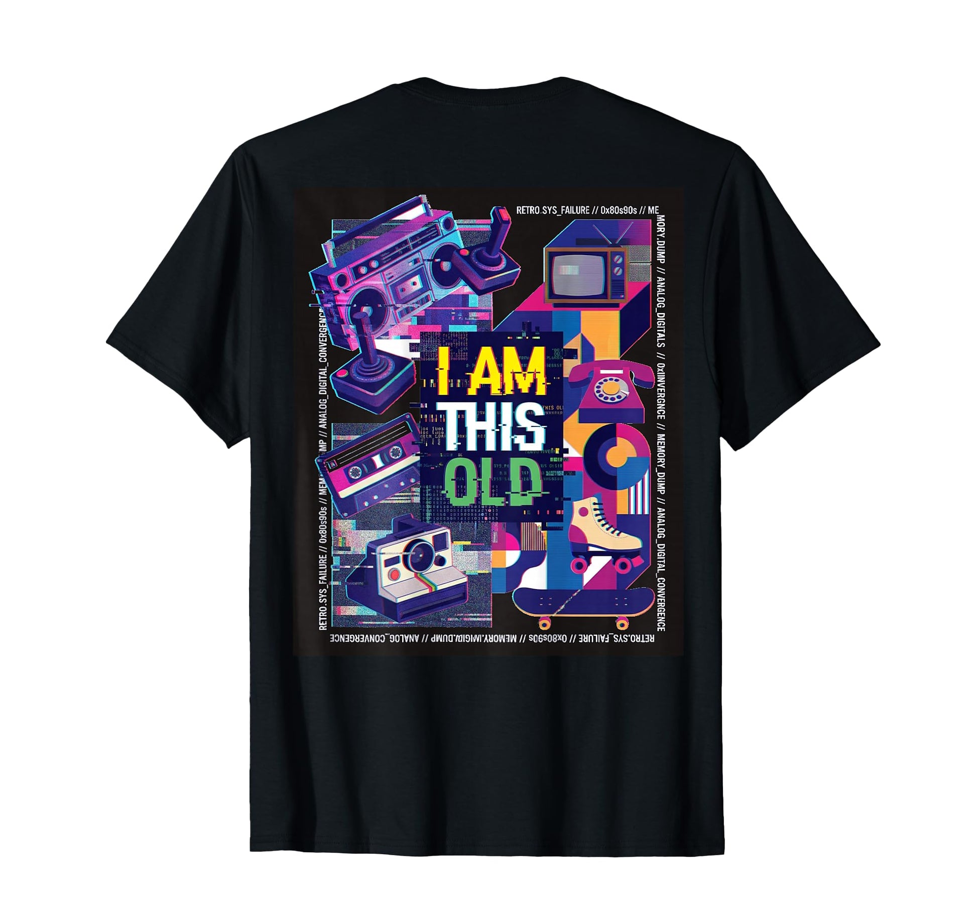 Memorabilia Funny 80S Synthwave T-Shirt - Casual Everyday Wear for Adults - T-Shirt, Sweatshirt, Hoodie