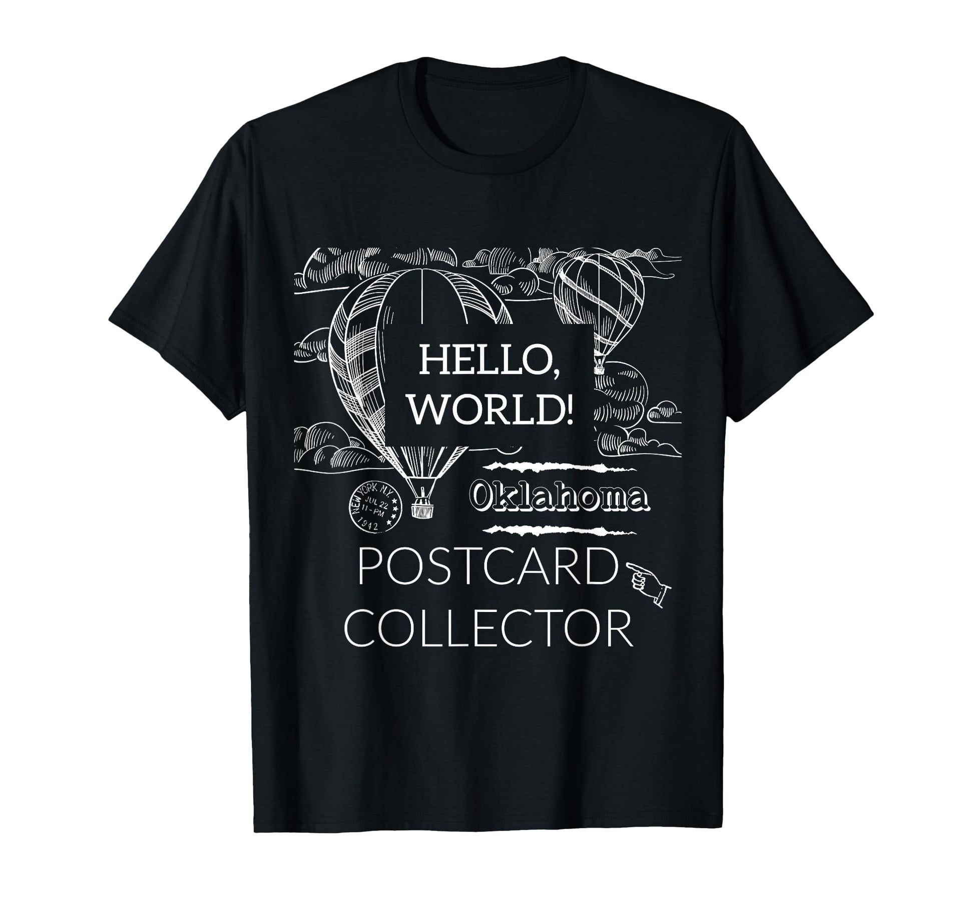 Postcard Collector Deltiologist T-Shirt - Custom Art Print for Adults - T-Shirt, Sweatshirt, Hoodie