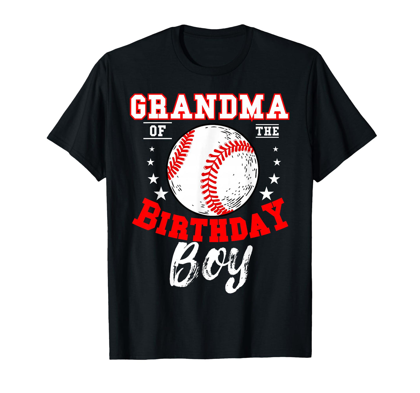 Grandma Birthday Baseball Theme Bday T-Shirt - Unique Graphic Men Women - T-Shirt, Sweatshirt, Hoodie