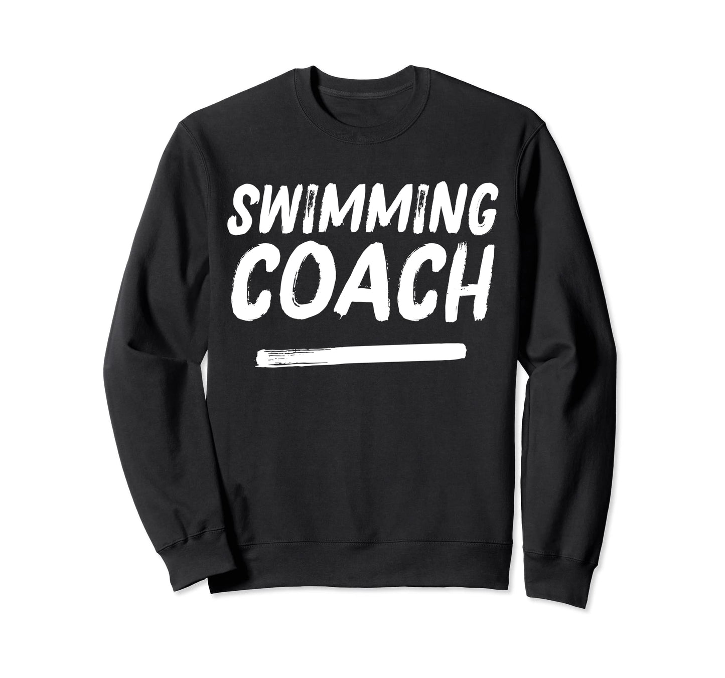 Swimming Coach Distressed Coaches Sweatshirt - Graphic Print Men Women - T-Shirt, Sweatshirt, Hoodie