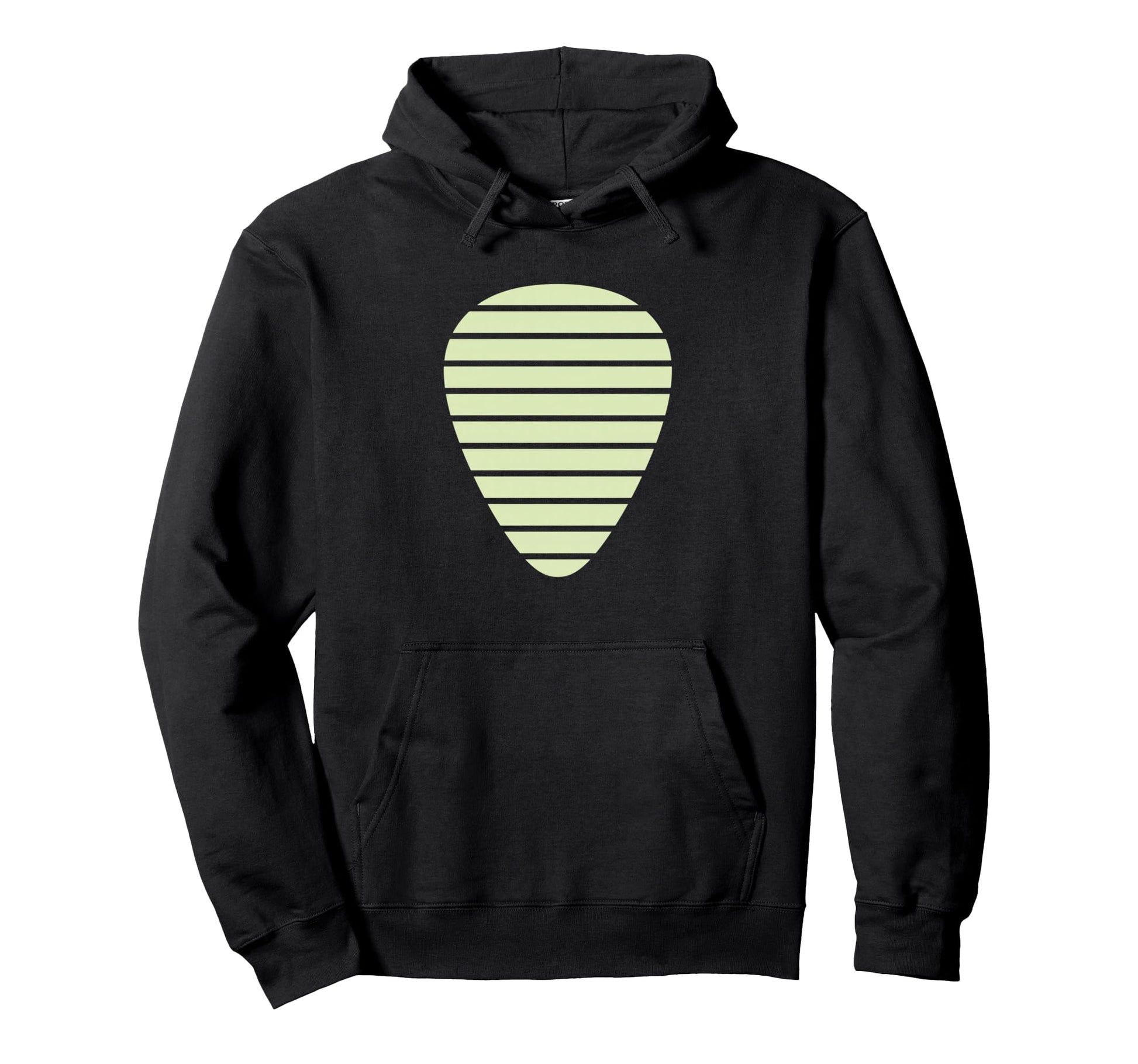 Halloween Candy Stripes Minimal Spooky Hoodie - Trendy Graphic Unisex - T-Shirt, Sweatshirt, Hoodie