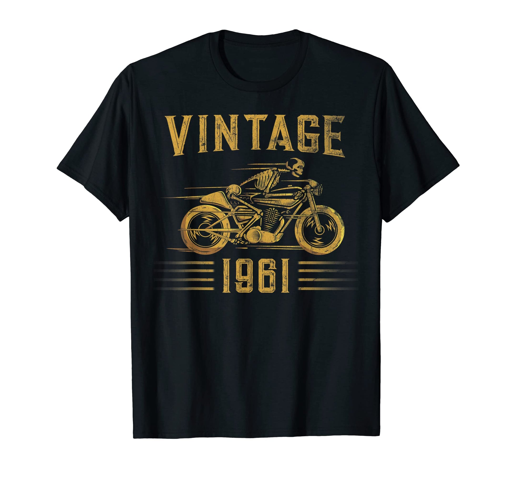 1961 Biker Motorcycle T-Shirt - Unique Graphic for Adults - T-Shirt, Sweatshirt, Hoodie