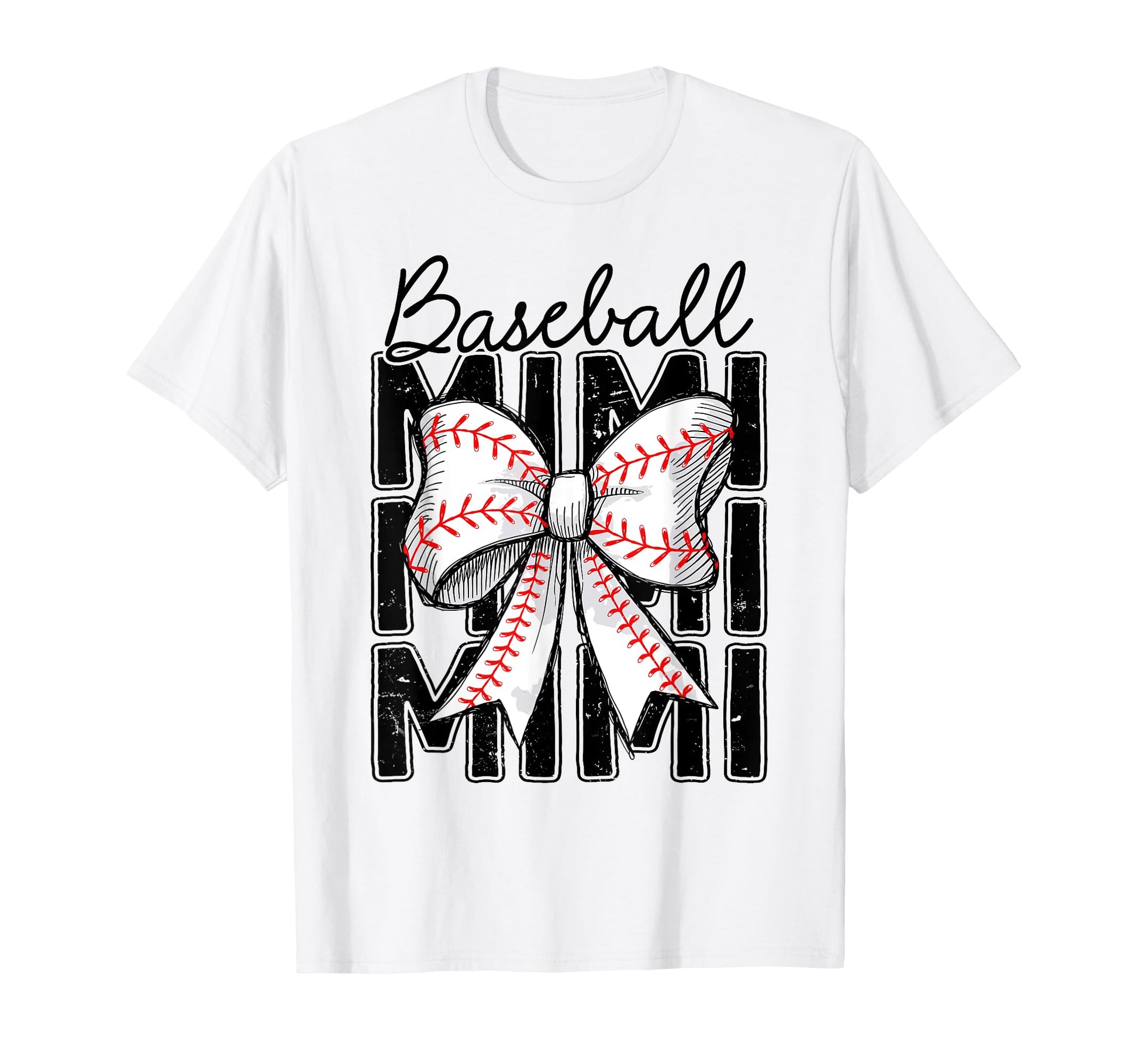 Baseball Mimi Coquette Bow Baseball T-Shirt - Aesthetic Graphic Unisex - T-Shirt, Sweatshirt, Hoodie