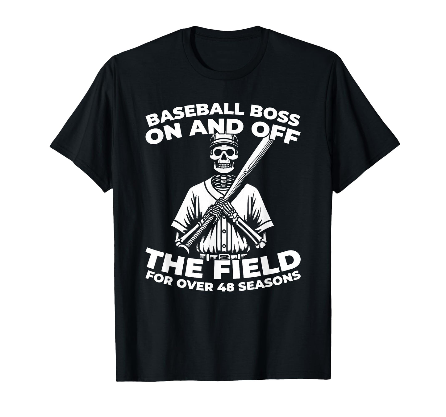 48Th Birthday Baseballer Player Team T-Shirt - Unique Graphic for Adults - T-Shirt, Sweatshirt, Hoodie