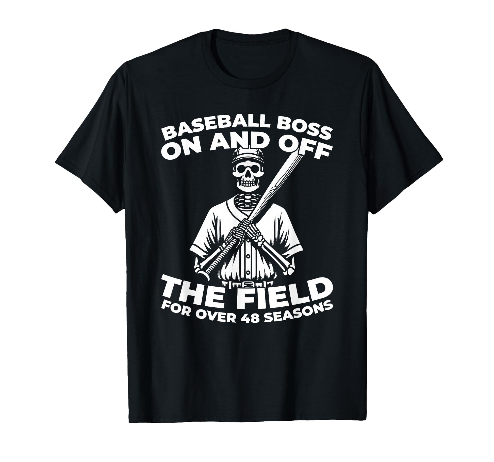 48Th Birthday Baseballer Player Team T-Shirt - Unique Graphic for Adults - T-Shirt, Sweatshirt, Hoodie