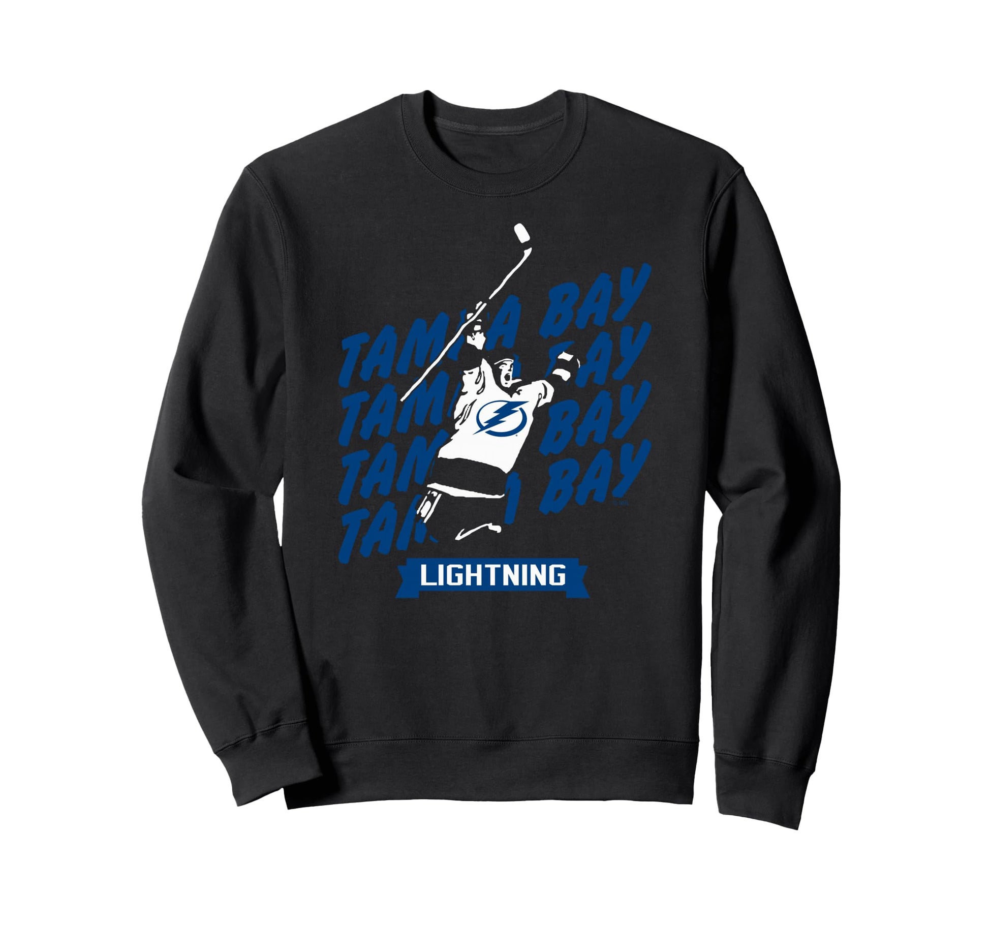 Tampa Bay Lightning Graffiti Sweatshirt - Minimalist Print for Adults - T-Shirt, Sweatshirt, Hoodie