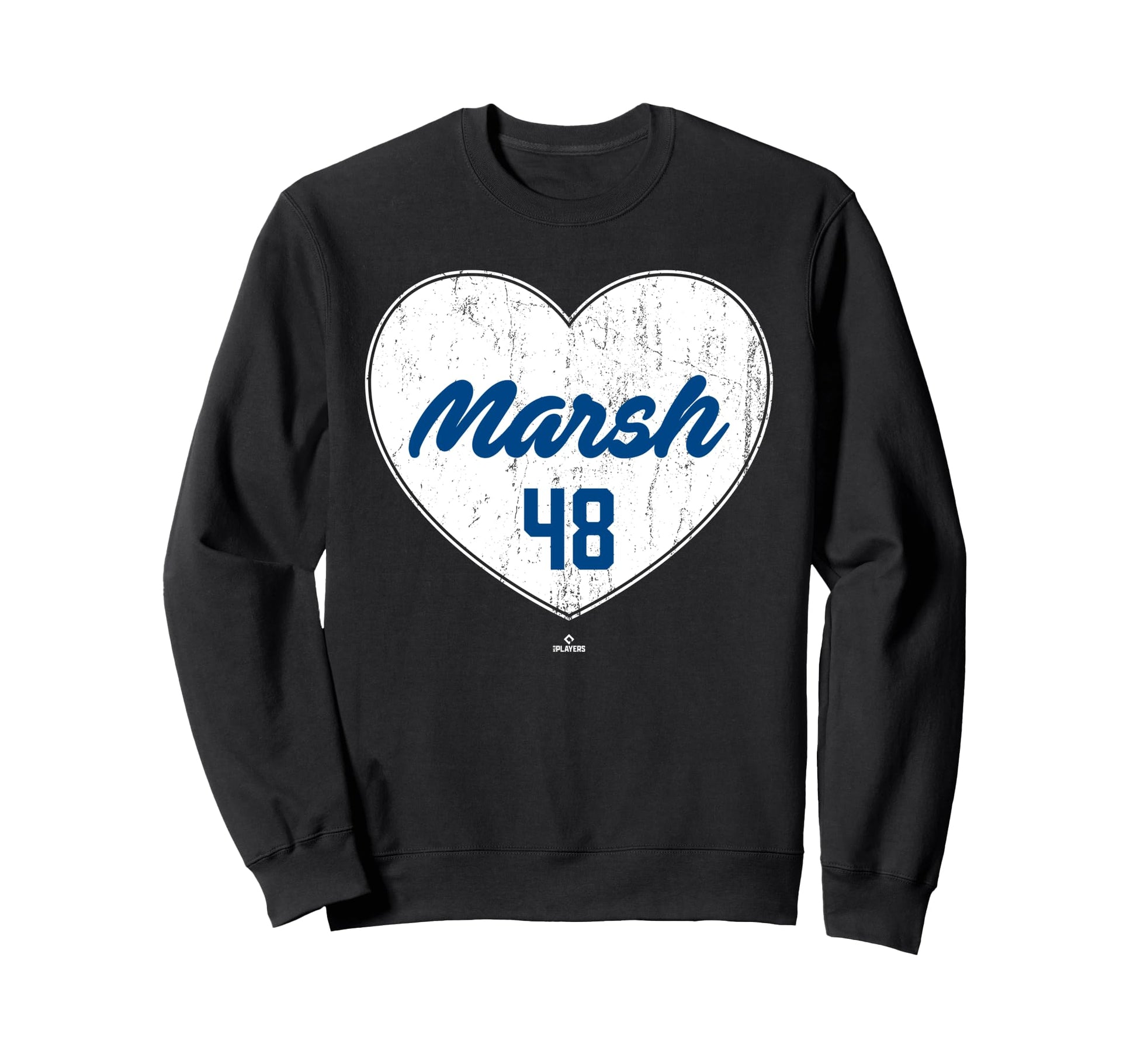 Distressed Heart Alec Marsh Sweatshirt - Minimalist Print for Adults - T-Shirt, Sweatshirt, Hoodie