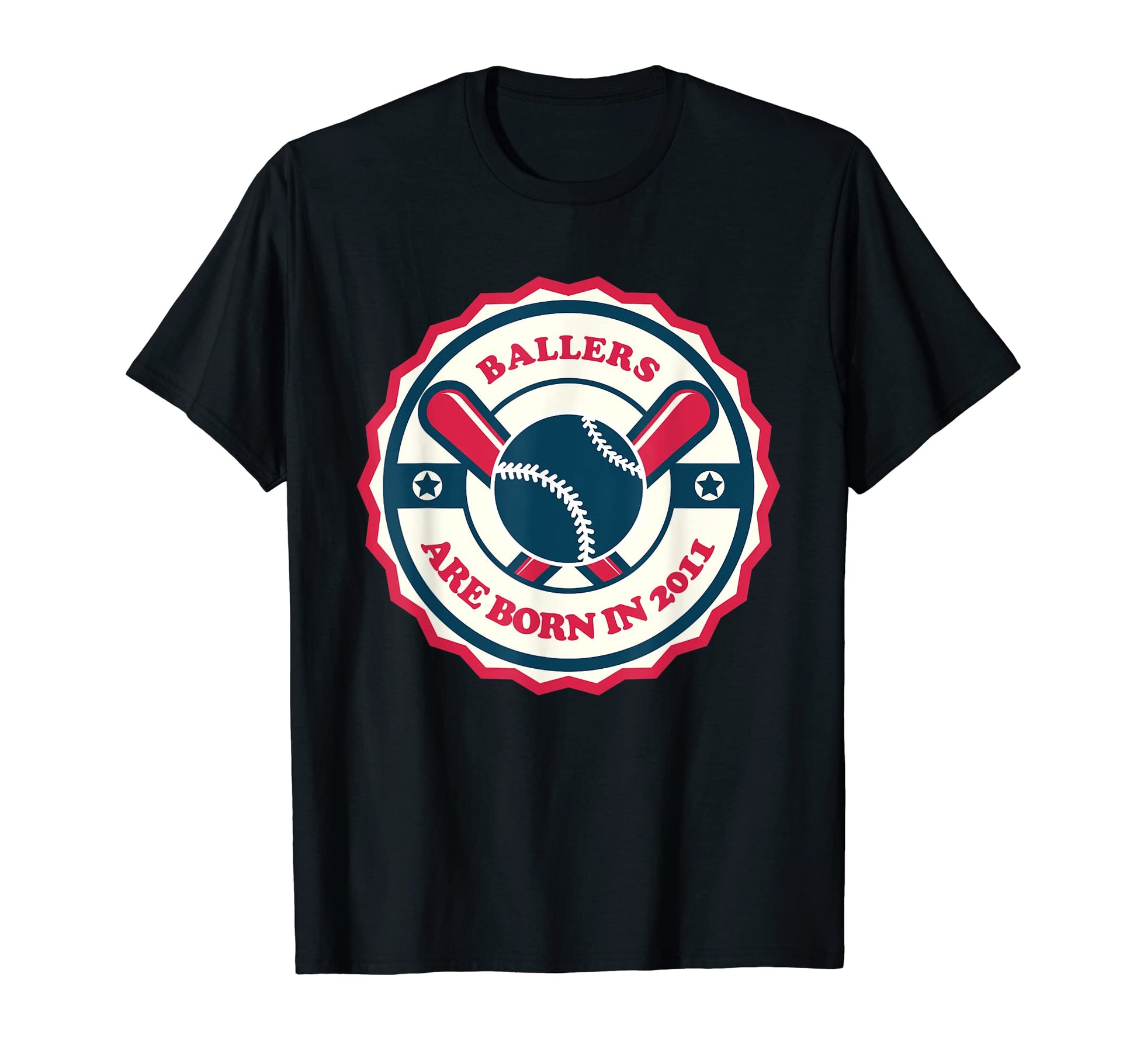 Funny Baseball Birthday Ballers Are T-Shirt - Custom Art Print for Adults - T-Shirt, Sweatshirt, Hoodie
