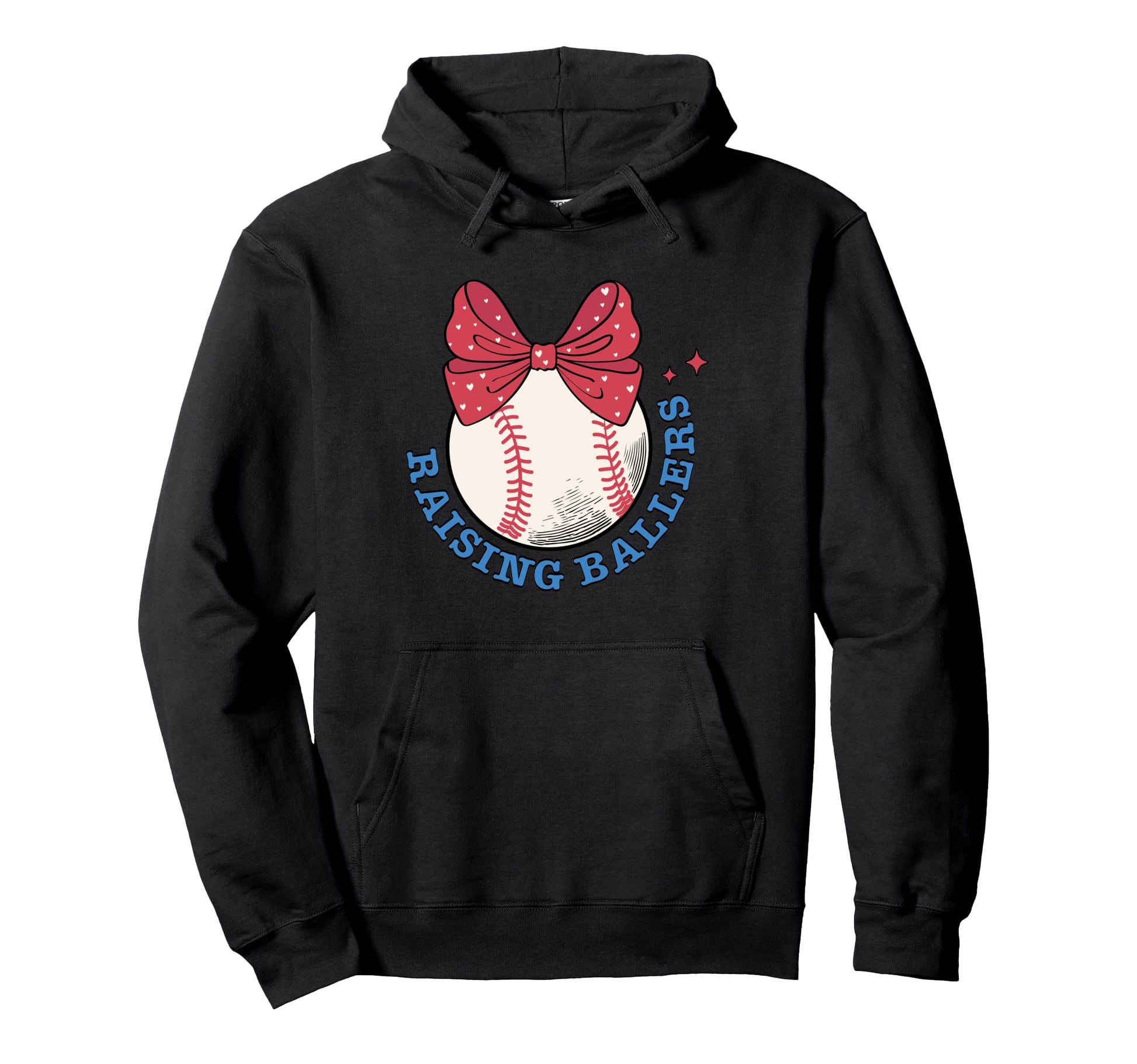 Raising Ballers Coquette American Hoodie - Aesthetic Graphic Unisex - T-Shirt, Sweatshirt, Hoodie