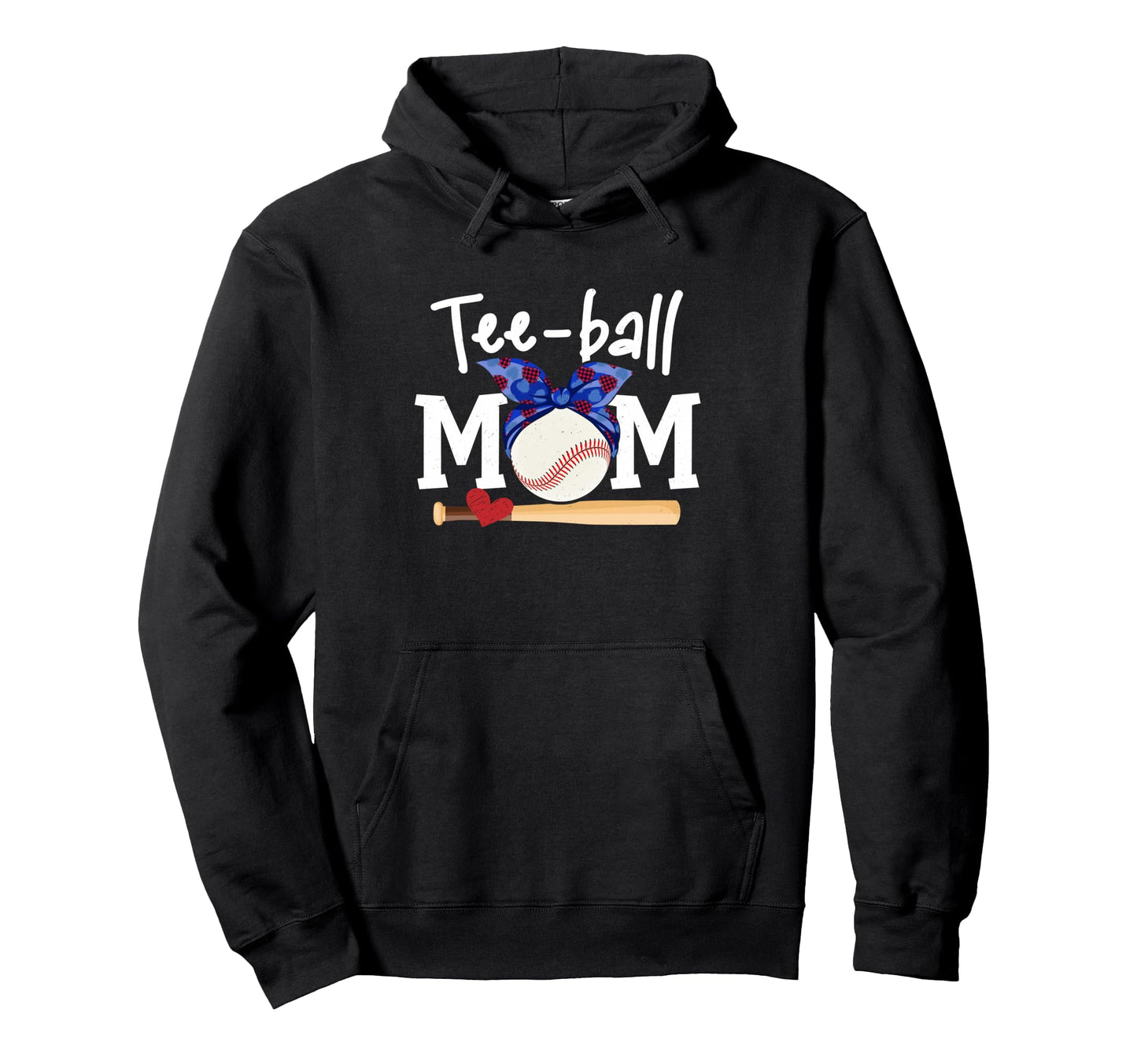 Teeball Mom Gifts Mothers Day Baseball Hoodie - Graphic Print for Adults - T-Shirt, Sweatshirt, Hoodie