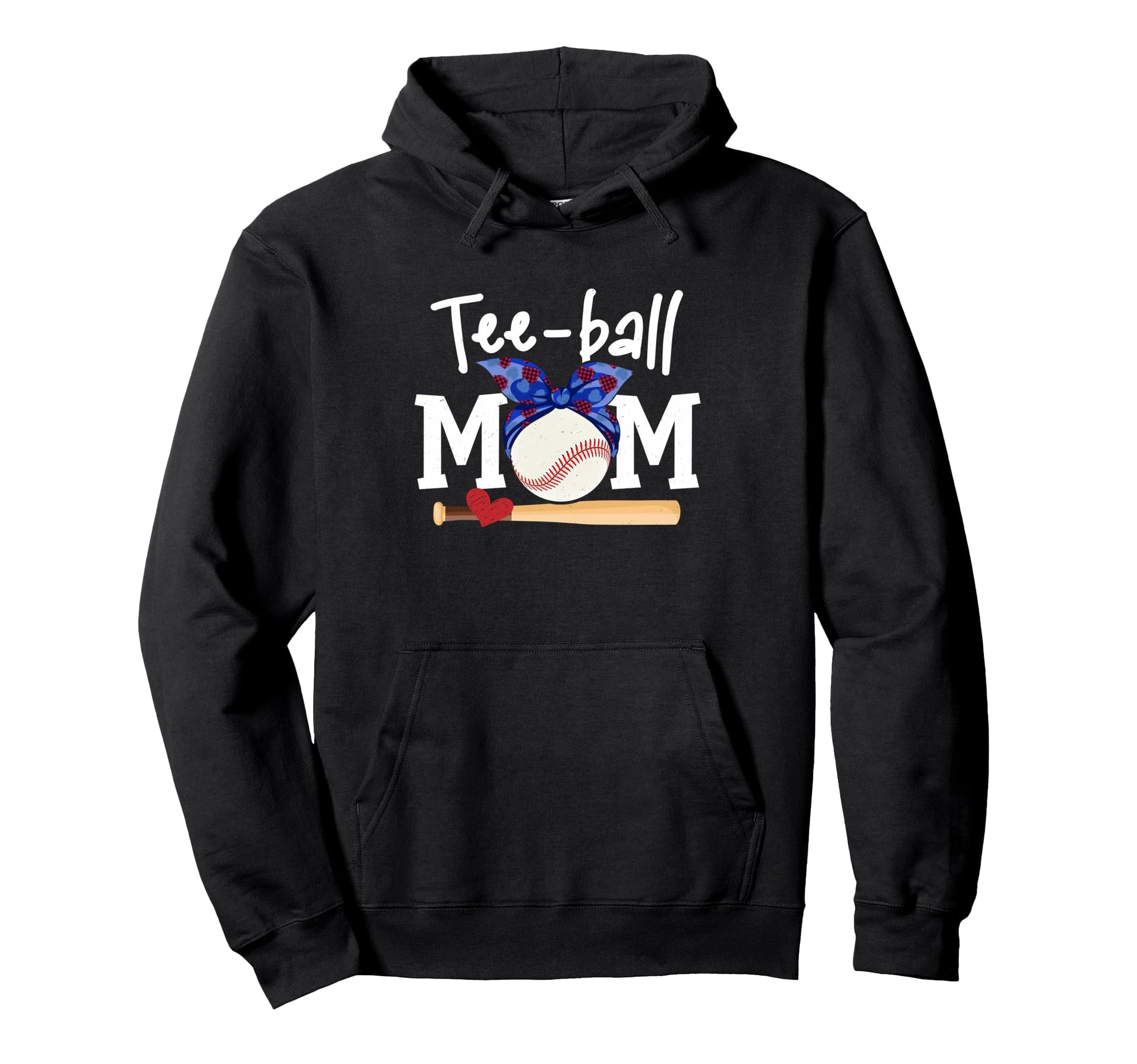 Teeball Mom Gifts Mothers Day Baseball Hoodie - Graphic Print for Adults - T-Shirt, Sweatshirt, Hoodie