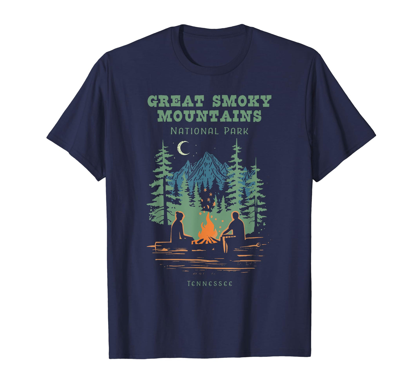 Great Smoky Mountains National Park T-Shirt - Custom Art Print Unisex - T-Shirt, Sweatshirt, Hoodie