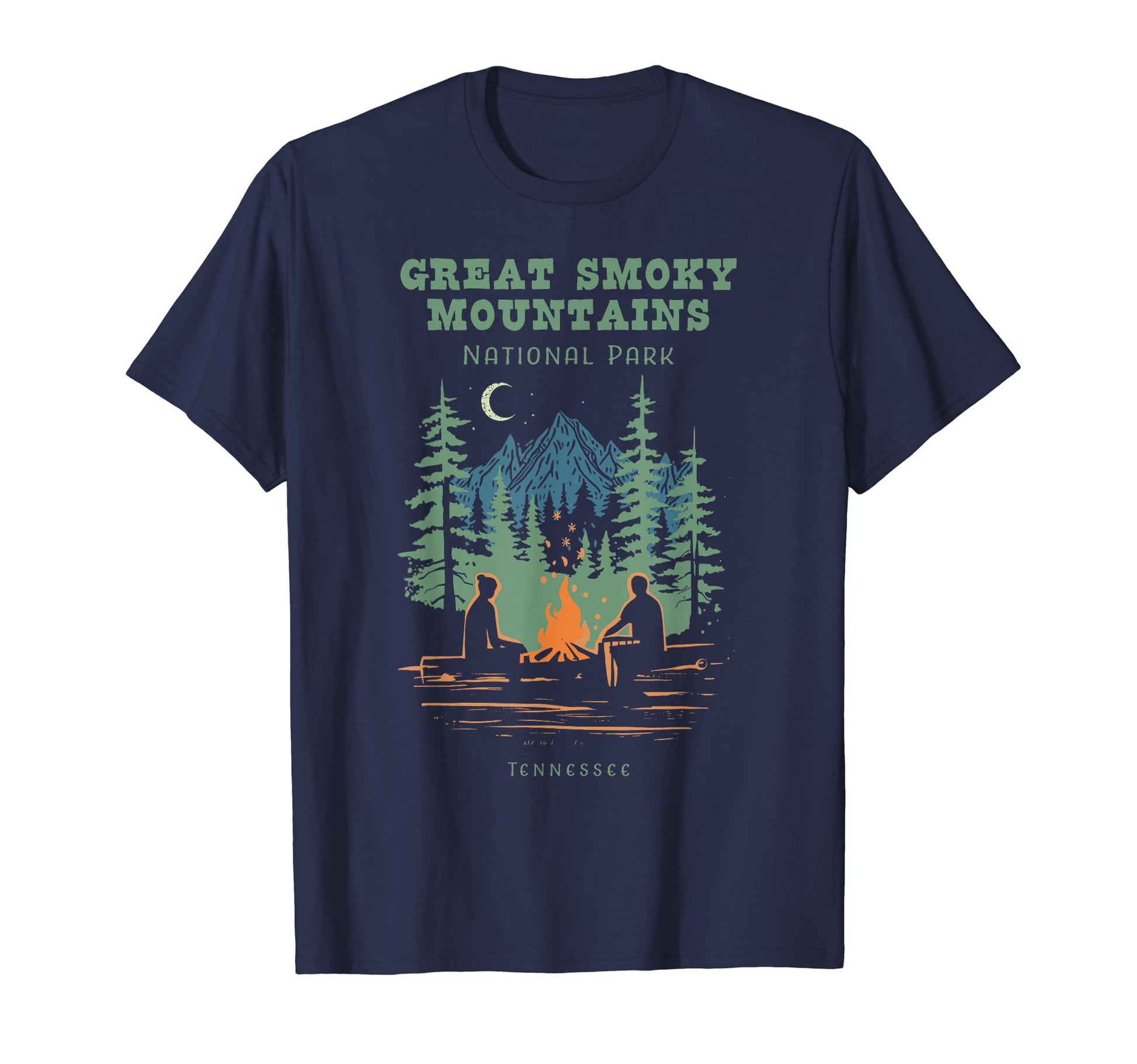 Great Smoky Mountains National Park T-Shirt - Custom Art Print Unisex - T-Shirt, Sweatshirt, Hoodie
