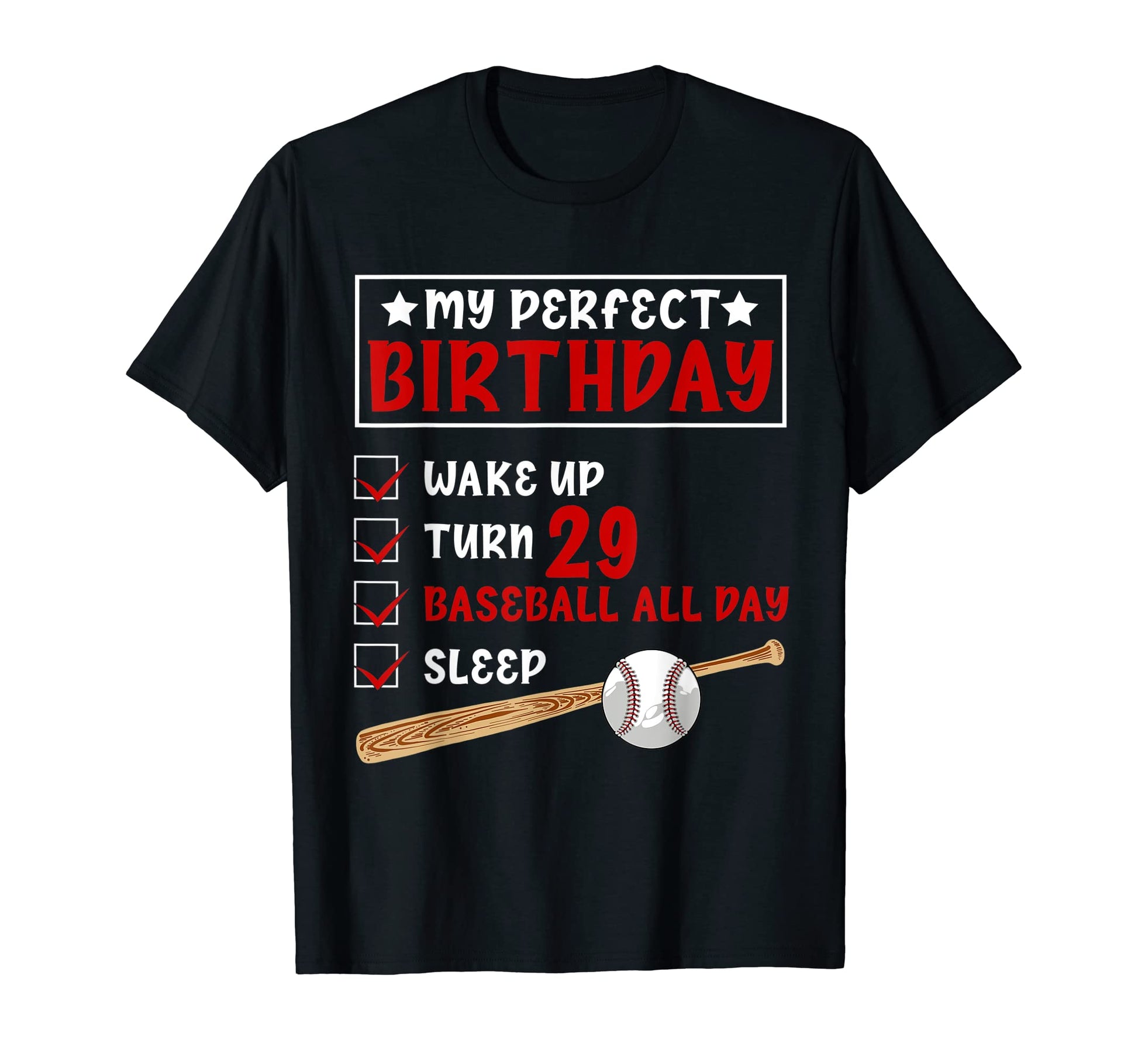 Funny My Birthday 29 Years Old Baseball T-Shirt - Aesthetic Graphic Unisex - T-Shirt, Sweatshirt, Hoodie