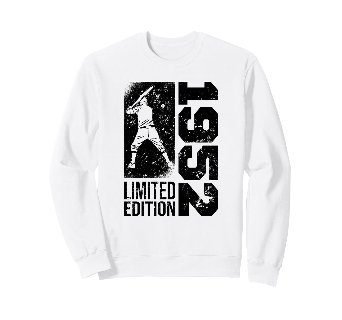 Baseball Player Born 1952 Birthday Sweatshirt - Trendy Graphic Unisex - T-Shirt, Sweatshirt, Hoodie