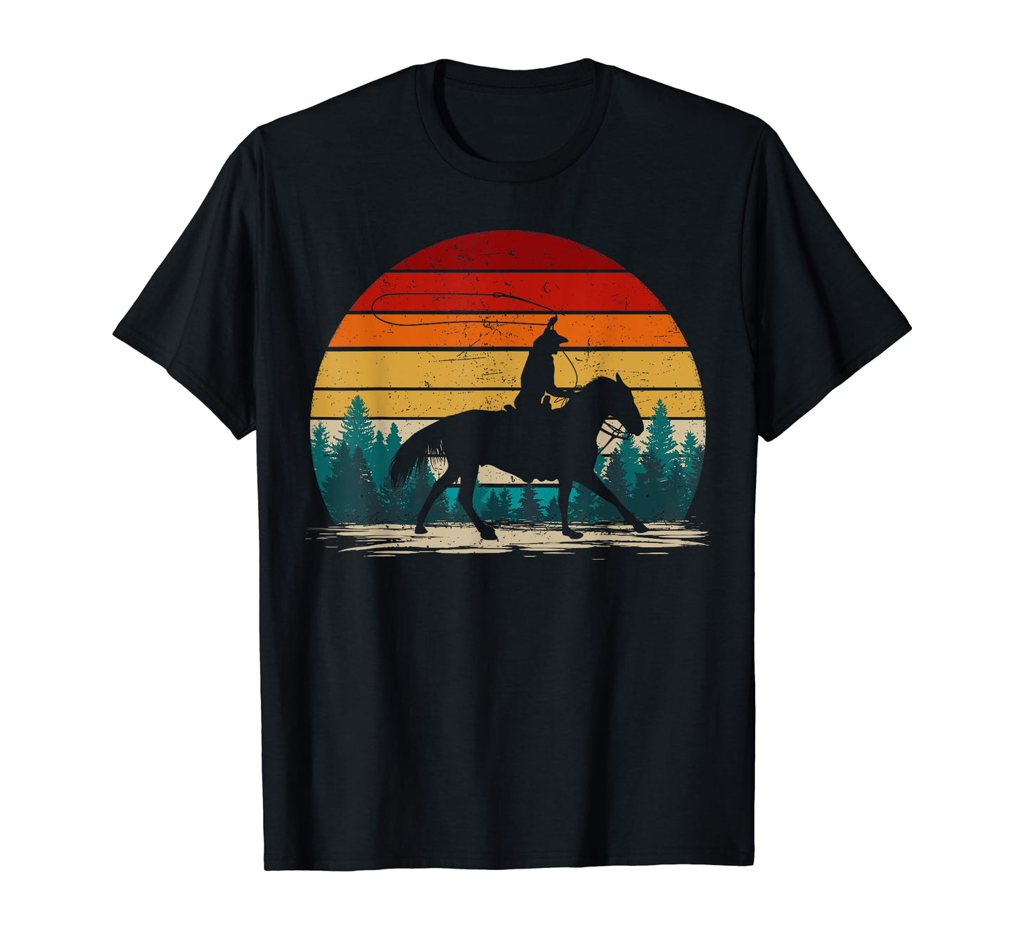 Cowboy Distressed Cowboy T-Shirt - Aesthetic Graphic for Adults - T-Shirt, Sweatshirt, Hoodie
