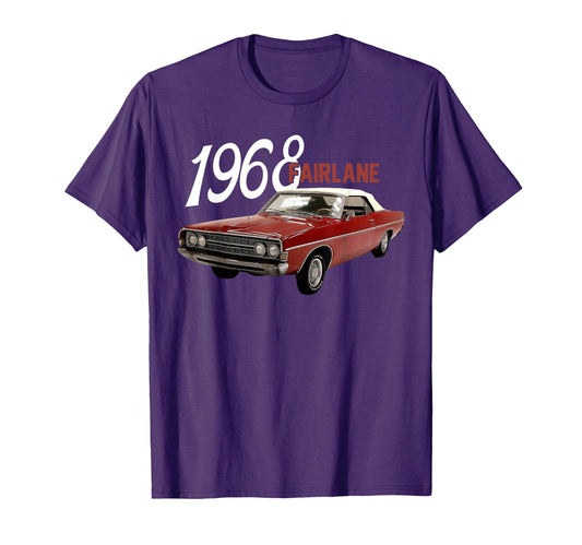 1968 68 Fairlane Car T-Shirt - Trendy Graphic for Adults - T-Shirt, Sweatshirt, Hoodie