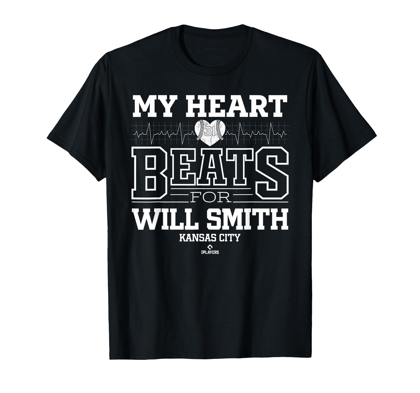 My Heart Beats Will Smith Kansas T-Shirt - Casual Everyday Wear for Adults - T-Shirt, Sweatshirt, Hoodie