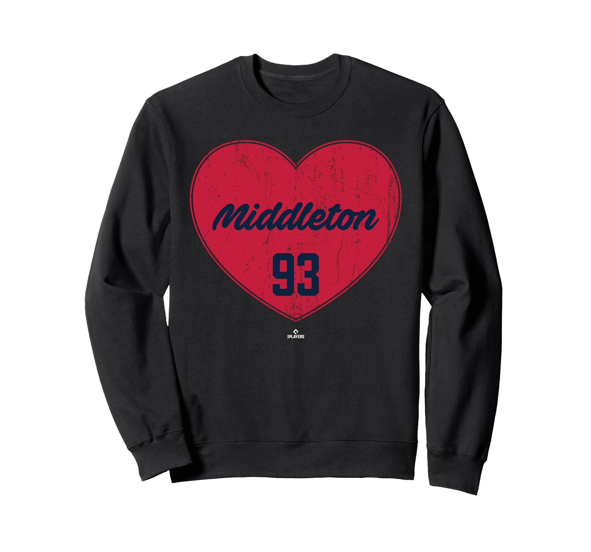 Distressed Heart Keynan Middleton St Sweatshirt - Novelty Apparel Unisex - T-Shirt, Sweatshirt, Hoodie