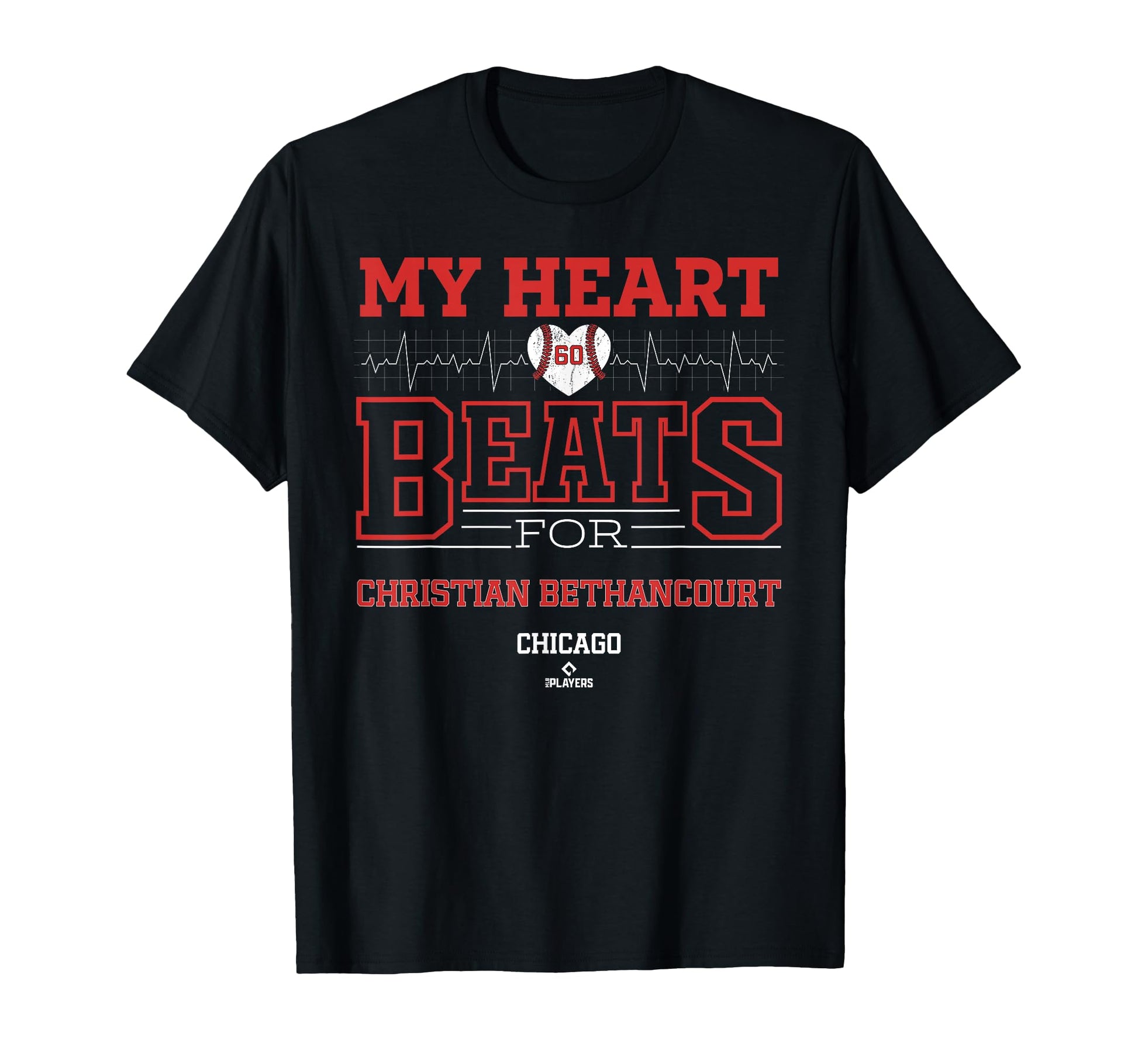 My Heart Beats Christian Bethancourt T-Shirt - Minimalist Print for Adults - T-Shirt, Sweatshirt, Hoodie