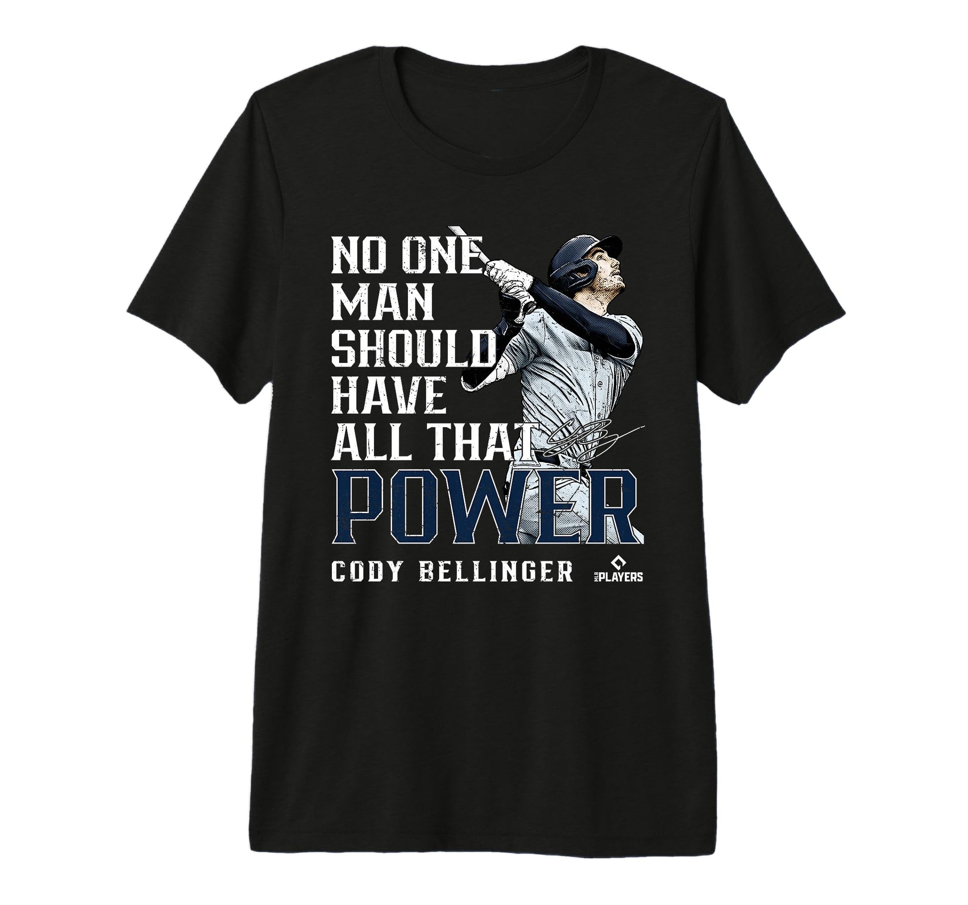Cody Bellinger Power New York Baseball T-Shirt - Custom Art Print Unisex - T-Shirt, Sweatshirt, Hoodie