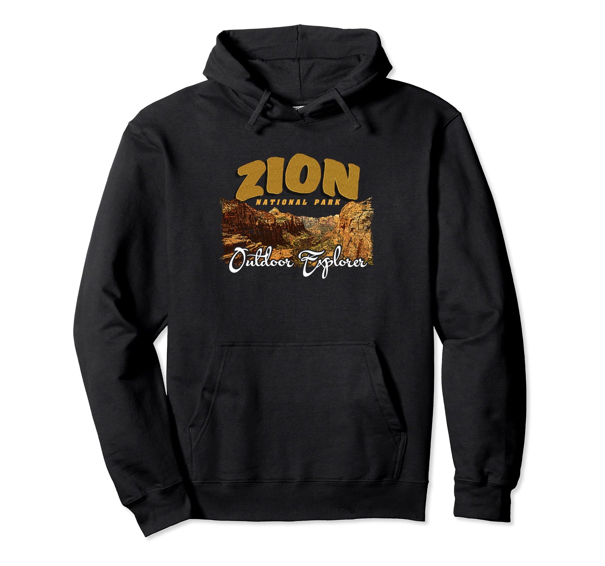 Zion National Park Vacation Hiking Hoodie - Casual Everyday Wear for Adults - T-Shirt, Sweatshirt, Hoodie