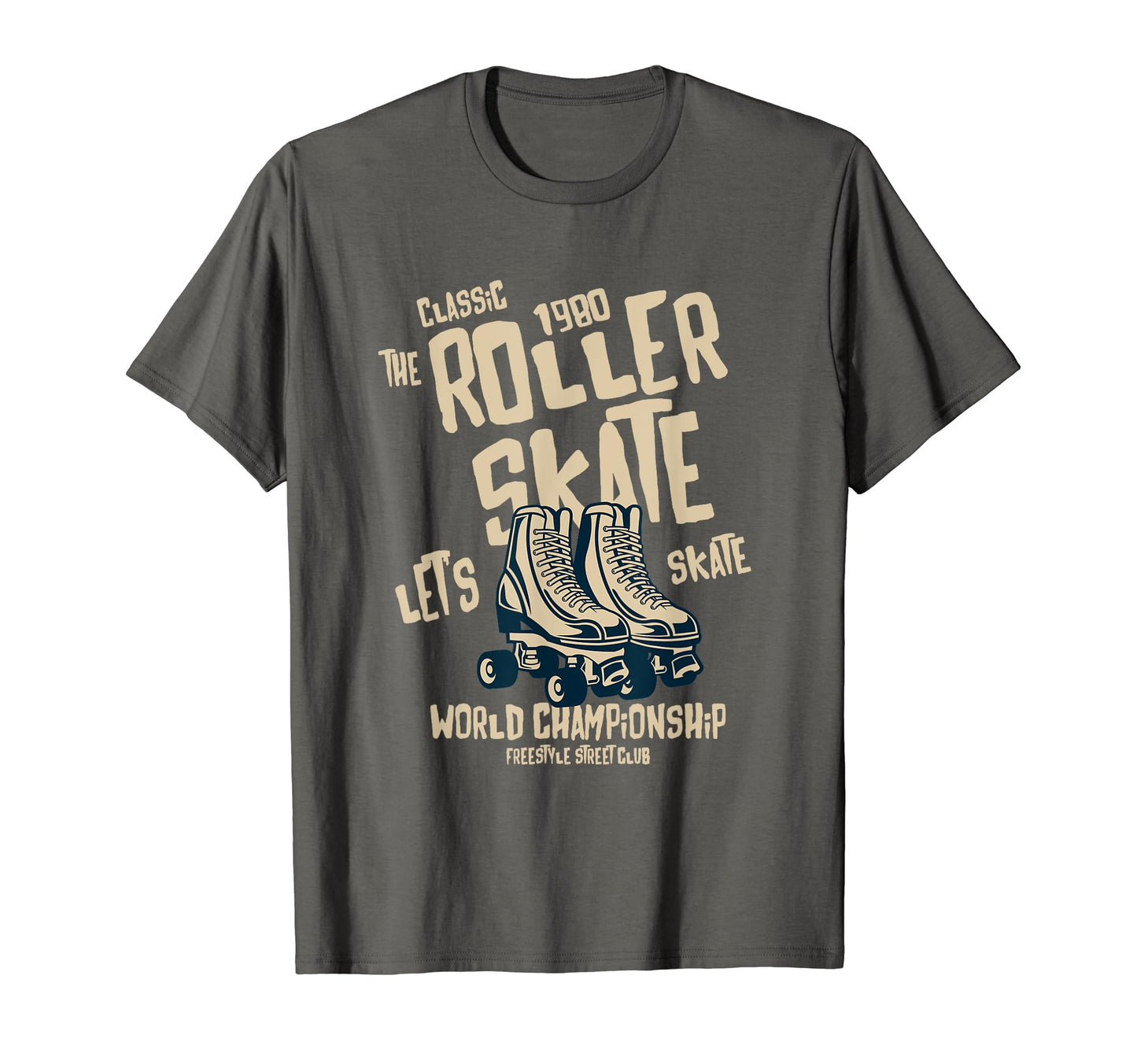 Roller Skating 70S 1980S Birthday T-Shirt - Minimalist Print for Adults - T-Shirt, Sweatshirt, Hoodie