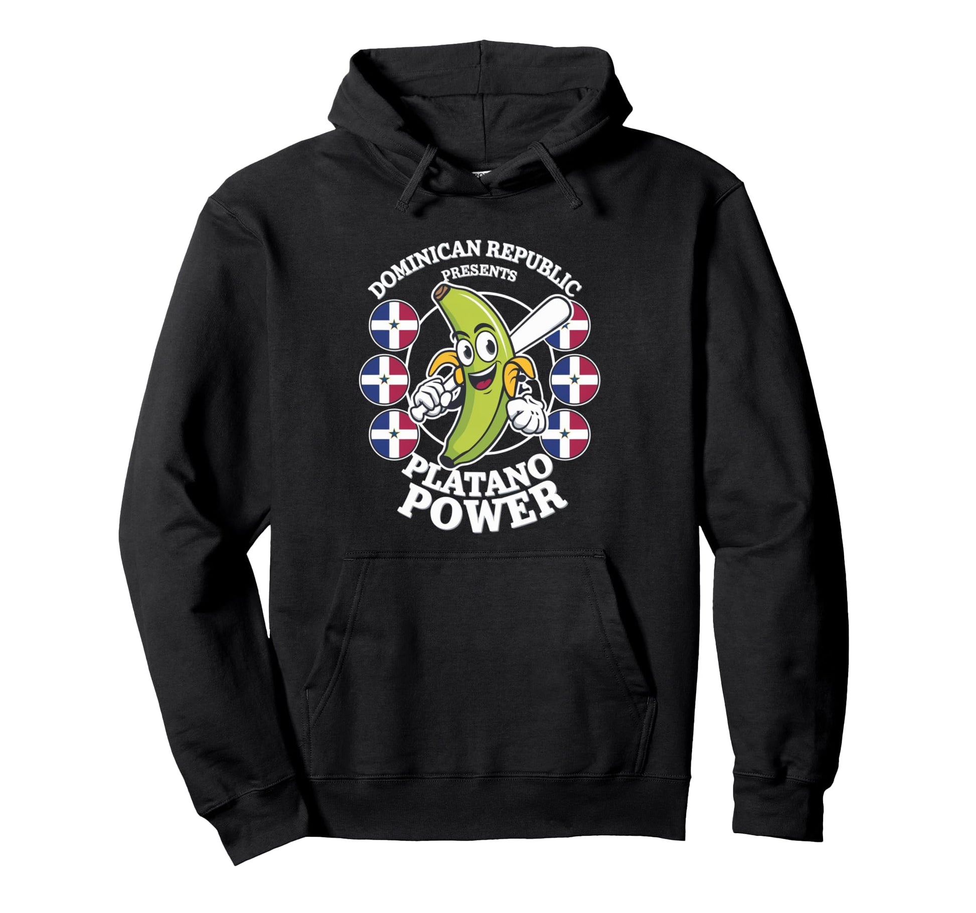 Dominican Republic Platano Power Hoodie - Aesthetic Graphic Men Women - T-Shirt, Sweatshirt, Hoodie