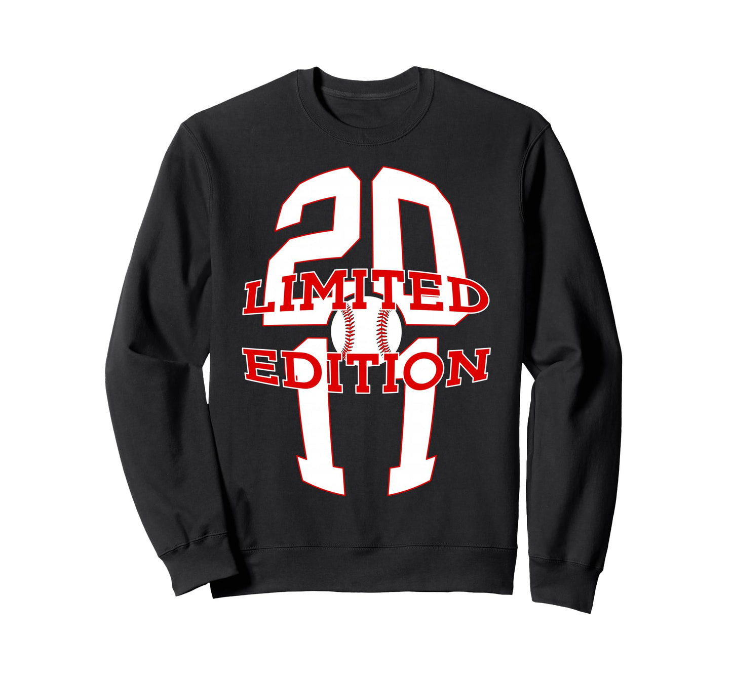 15 Years 2011 Baseball 15Th Birthday Sweatshirt - Trendy Graphic Unisex - T-Shirt, Sweatshirt, Hoodie