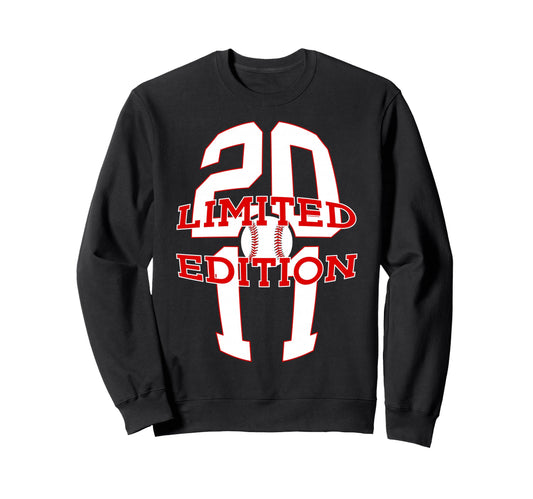 15 Years 2011 Baseball 15Th Birthday Sweatshirt - Trendy Graphic Unisex - T-Shirt, Sweatshirt, Hoodie