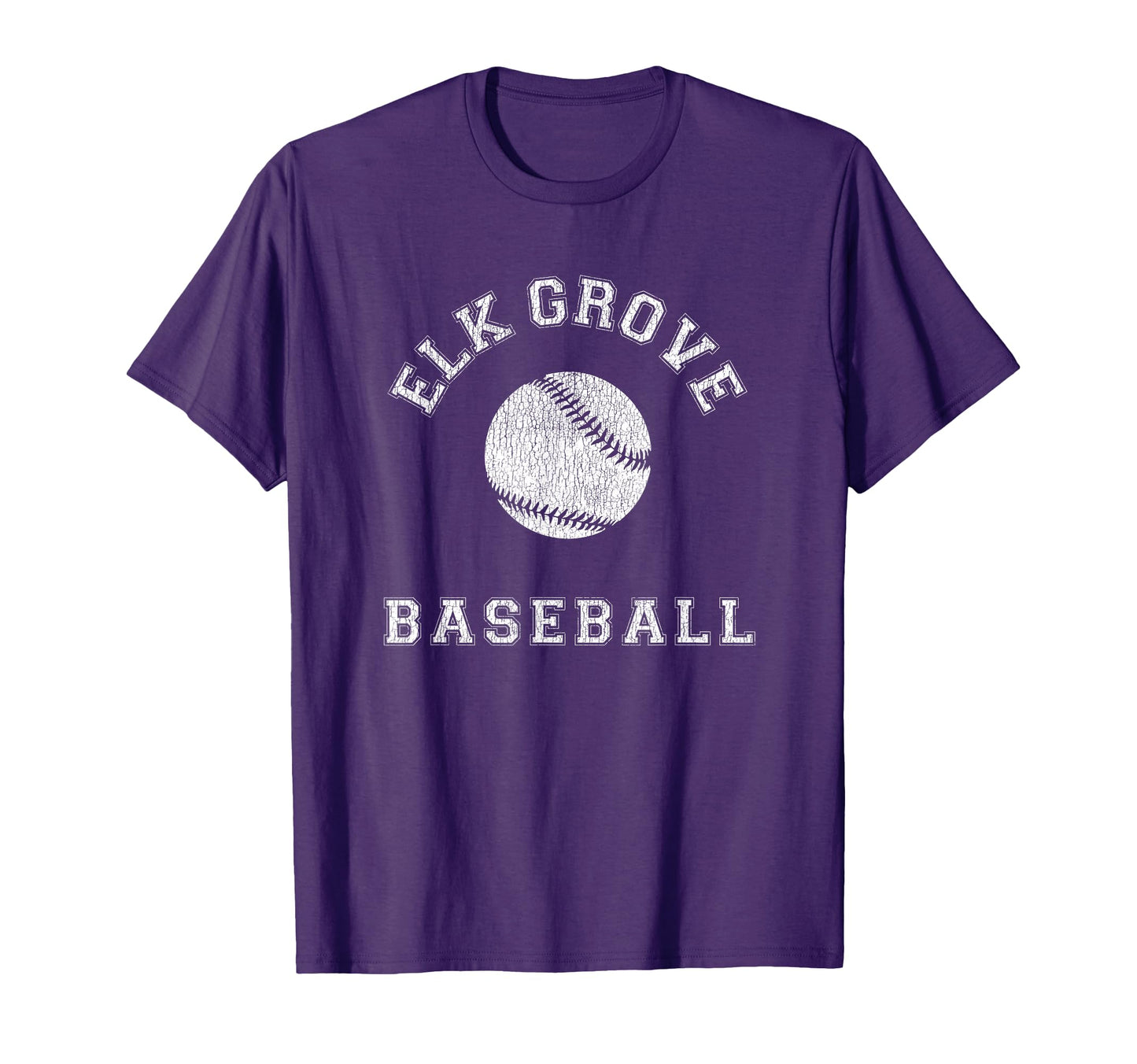 Elk Grove Baseball Distressed T-Shirt - Streetwear Style Unisex - T-Shirt, Sweatshirt, Hoodie