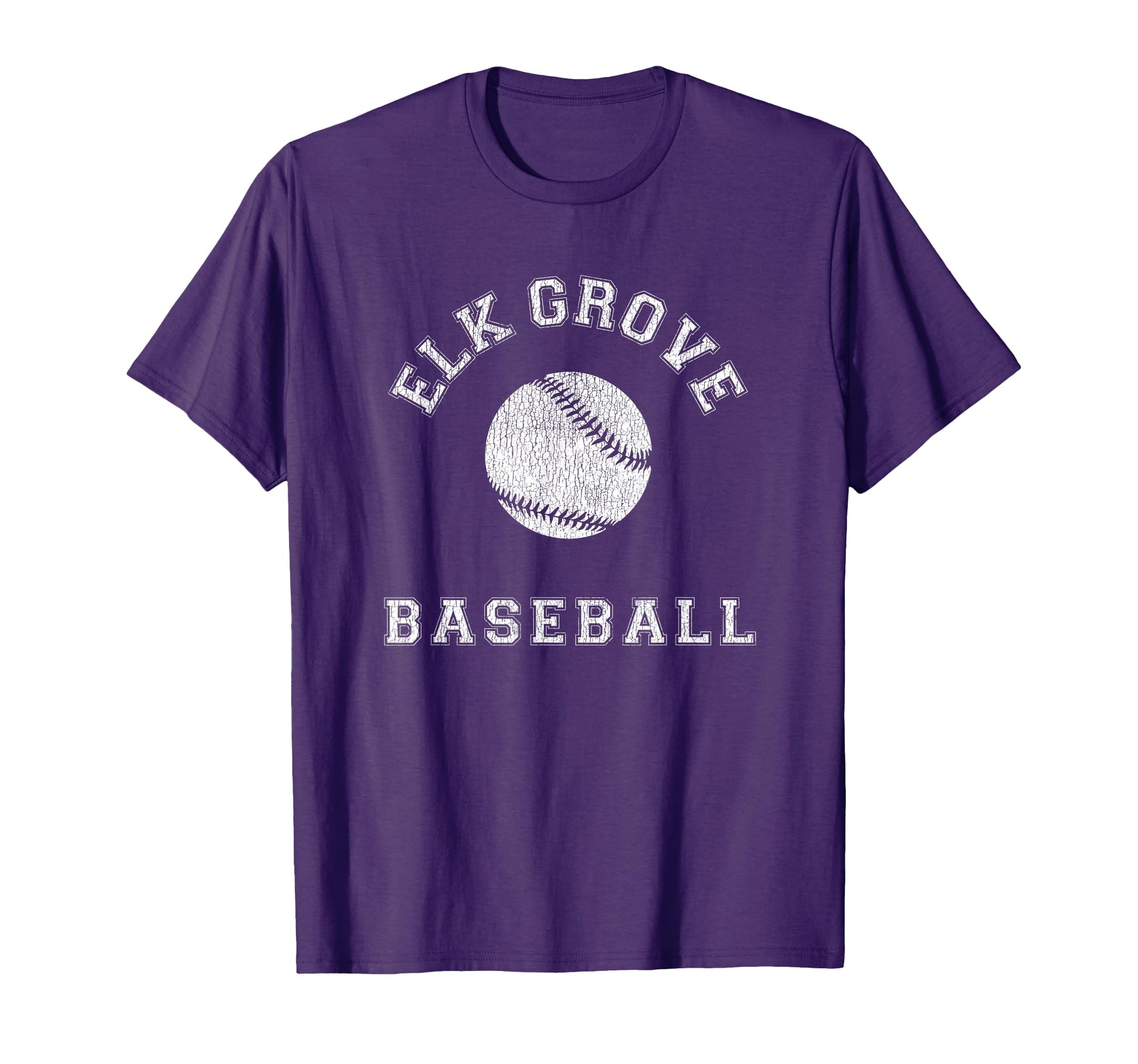 Elk Grove Baseball Distressed T-Shirt - Streetwear Style Unisex - T-Shirt, Sweatshirt, Hoodie