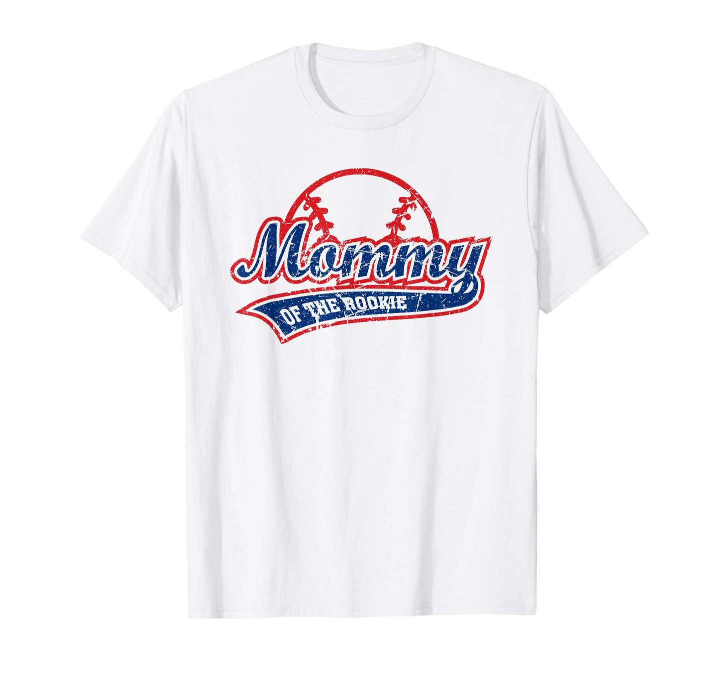 Funny Baseball Mommy Rookie T-Shirt - Minimalist Print for Adults - T-Shirt, Sweatshirt, Hoodie