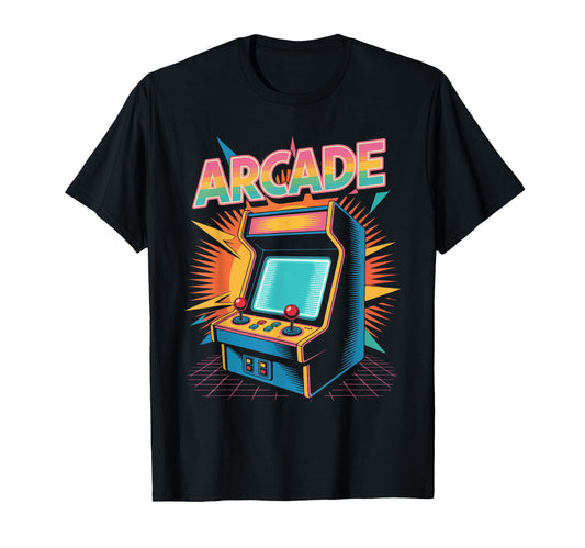 Arcade Vibes Gaming Machine Fun T-Shirt - Minimalist Print for Adults - T-Shirt, Sweatshirt, Hoodie