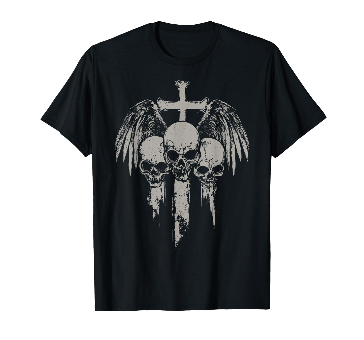 Skull Cross Y2K Grunge Aesthetic Alt T-Shirt - Graphic Print Men Women - T-Shirt, Sweatshirt, Hoodie