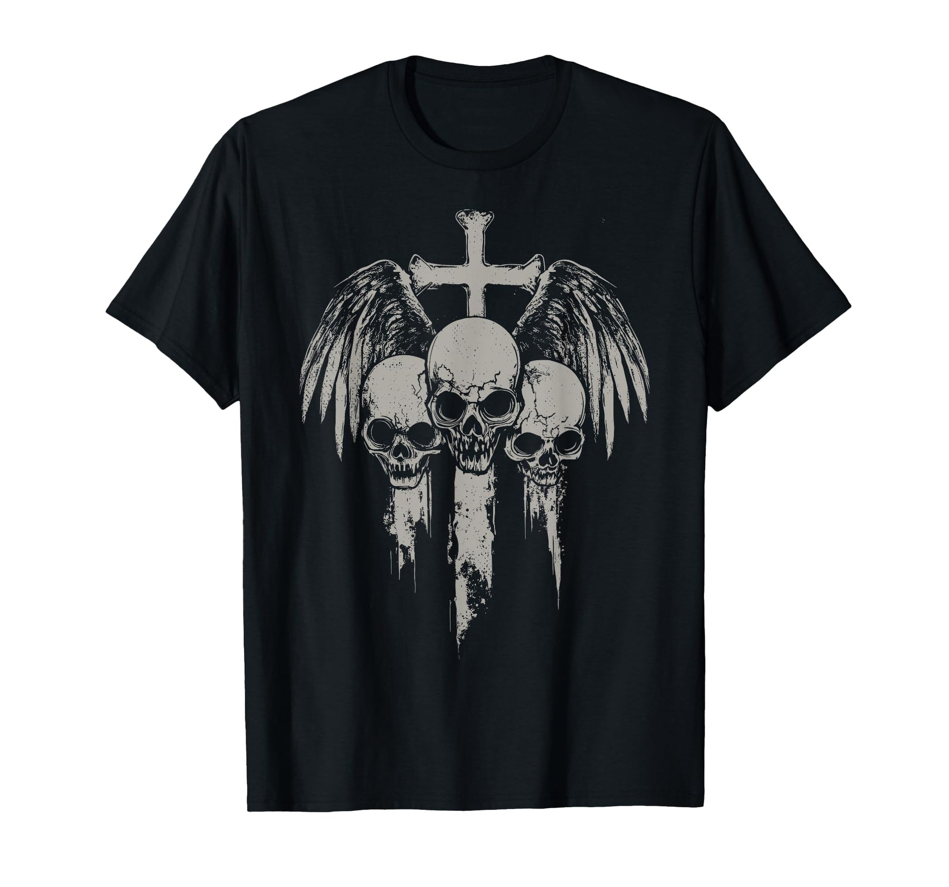 Skull Cross Y2K Grunge Aesthetic Alt T-Shirt - Graphic Print Men Women - T-Shirt, Sweatshirt, Hoodie