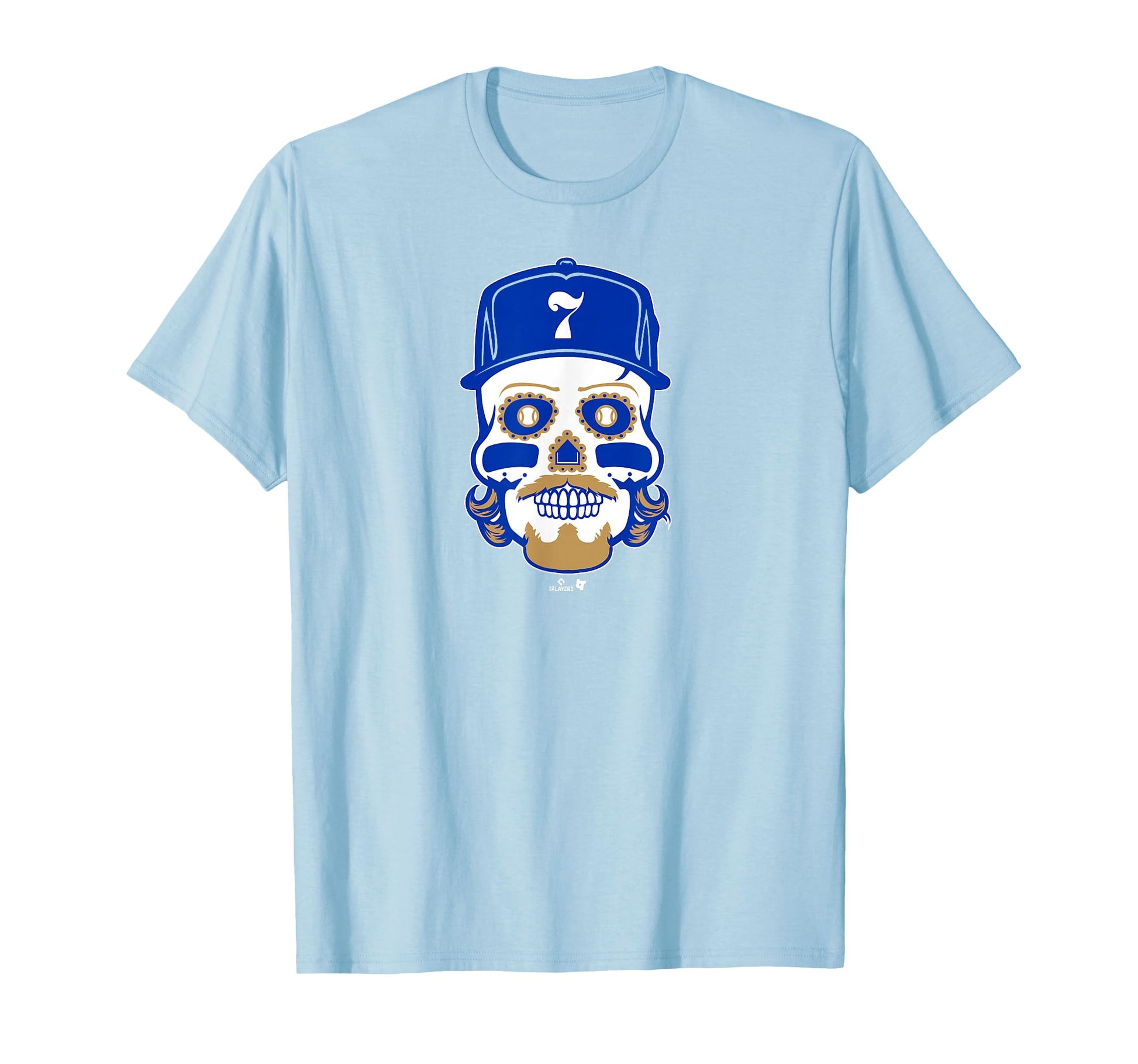 Bobby Witt Jr Sugar Skull Kansas T-Shirt - Casual Everyday Wear Unisex - T-Shirt, Sweatshirt, Hoodie