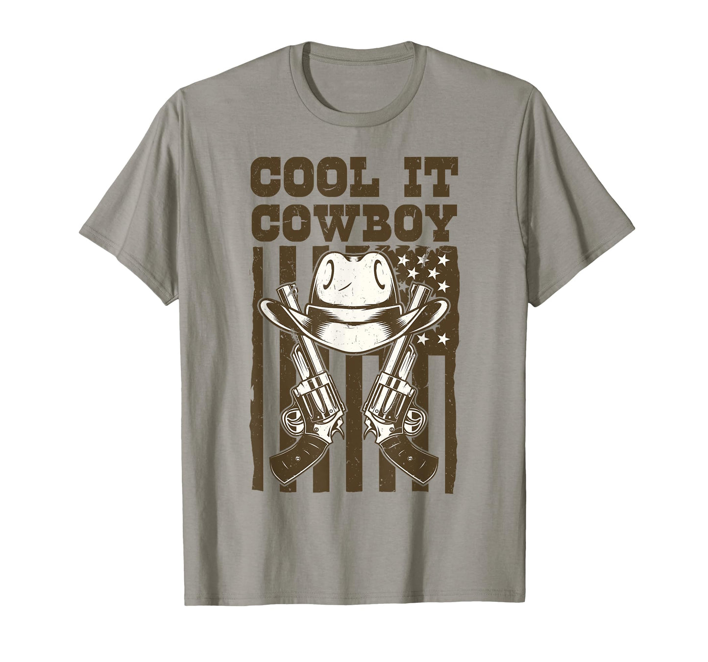 It Cowboy Patriotic Usa Flag T-Shirt - Novelty Apparel for Adults - T-Shirt, Sweatshirt, Hoodie