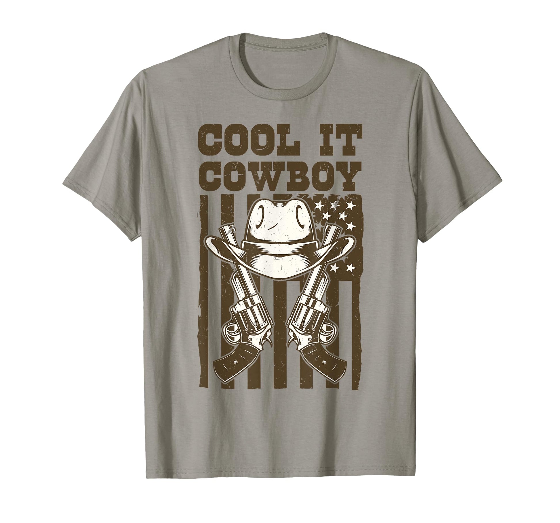 It Cowboy Patriotic Usa Flag T-Shirt - Novelty Apparel for Adults - T-Shirt, Sweatshirt, Hoodie