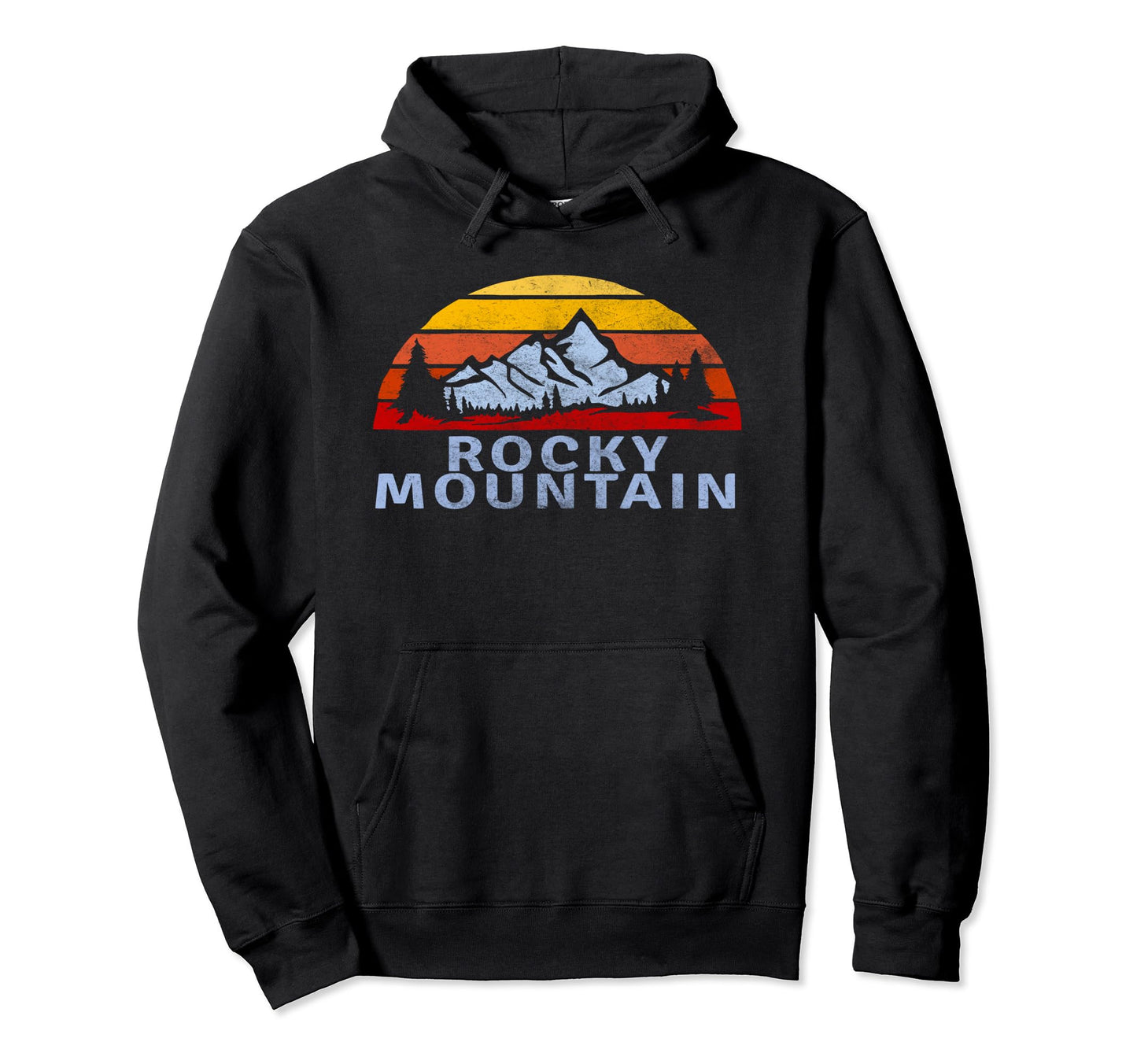 Rocky Mountain National Park Sunset Hoodie - Custom Art Print for Adults - T-Shirt, Sweatshirt, Hoodie