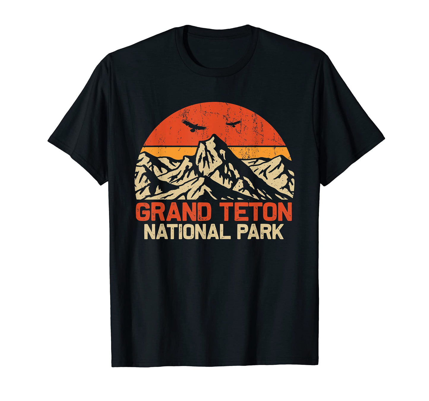 Travel Lover Mountain Grand Teton T-Shirt - Unique Graphic for Adults - T-Shirt, Sweatshirt, Hoodie
