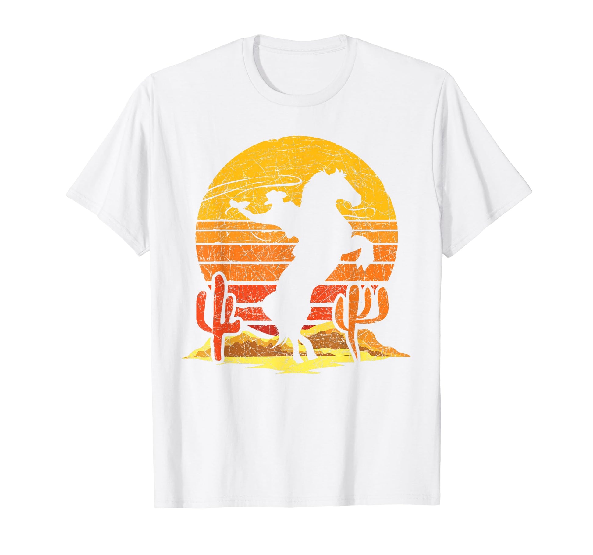 Rodeo Western Country Horseback Riding T-Shirt - Graphic Print Unisex - T-Shirt, Sweatshirt, Hoodie