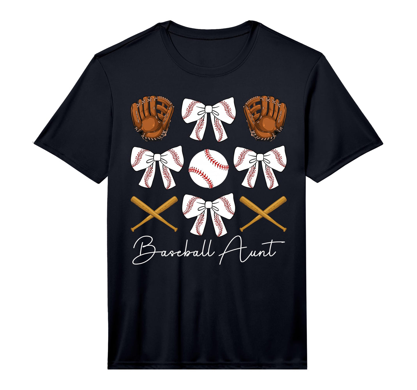 Mens Baseball Aunt Baseball Player Auntie T-Shirt - Trendy Graphic Unisex - T-Shirt, Sweatshirt, Hoodie