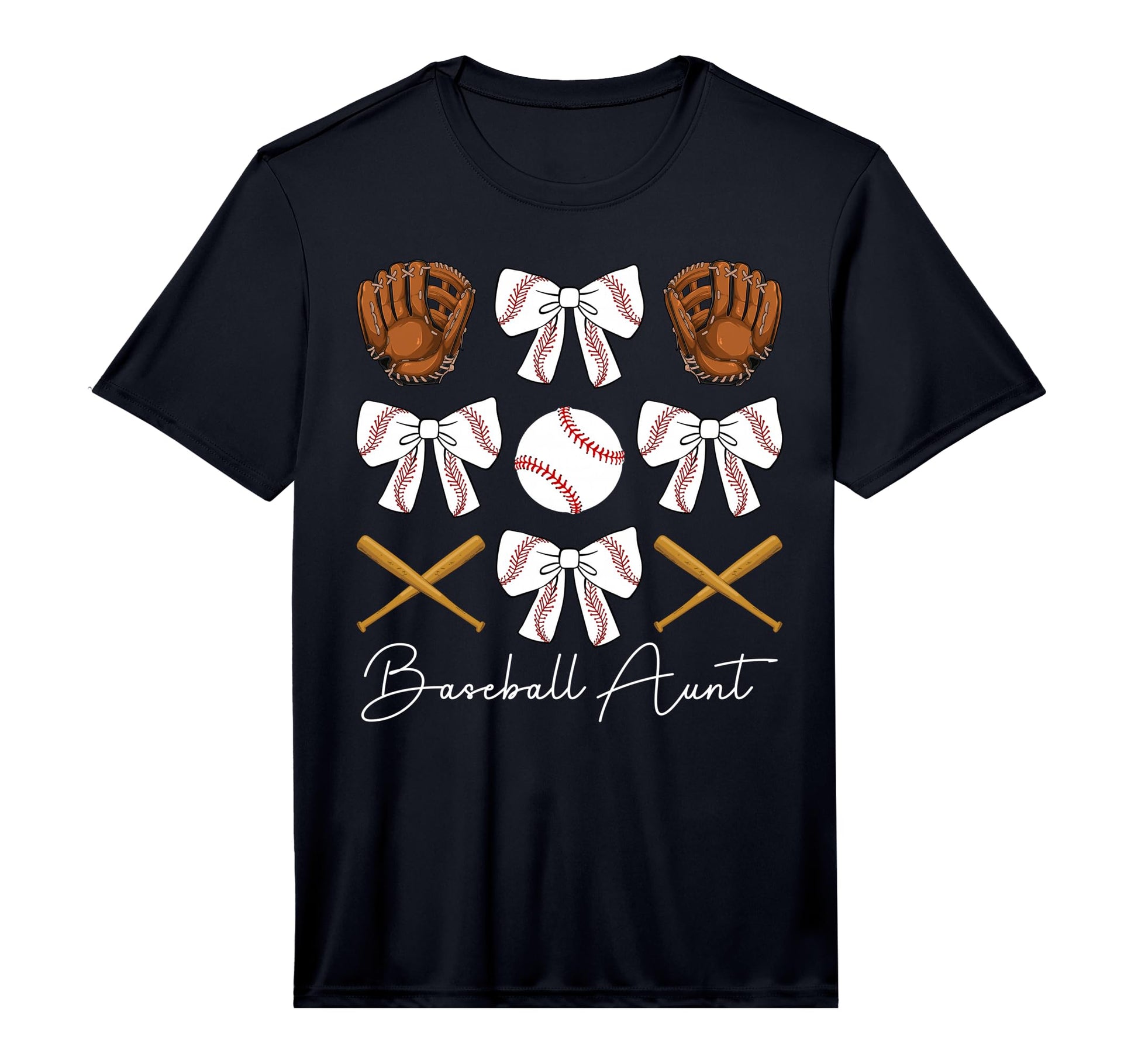 Mens Baseball Aunt Baseball Player Auntie T-Shirt - Trendy Graphic Unisex - T-Shirt, Sweatshirt, Hoodie