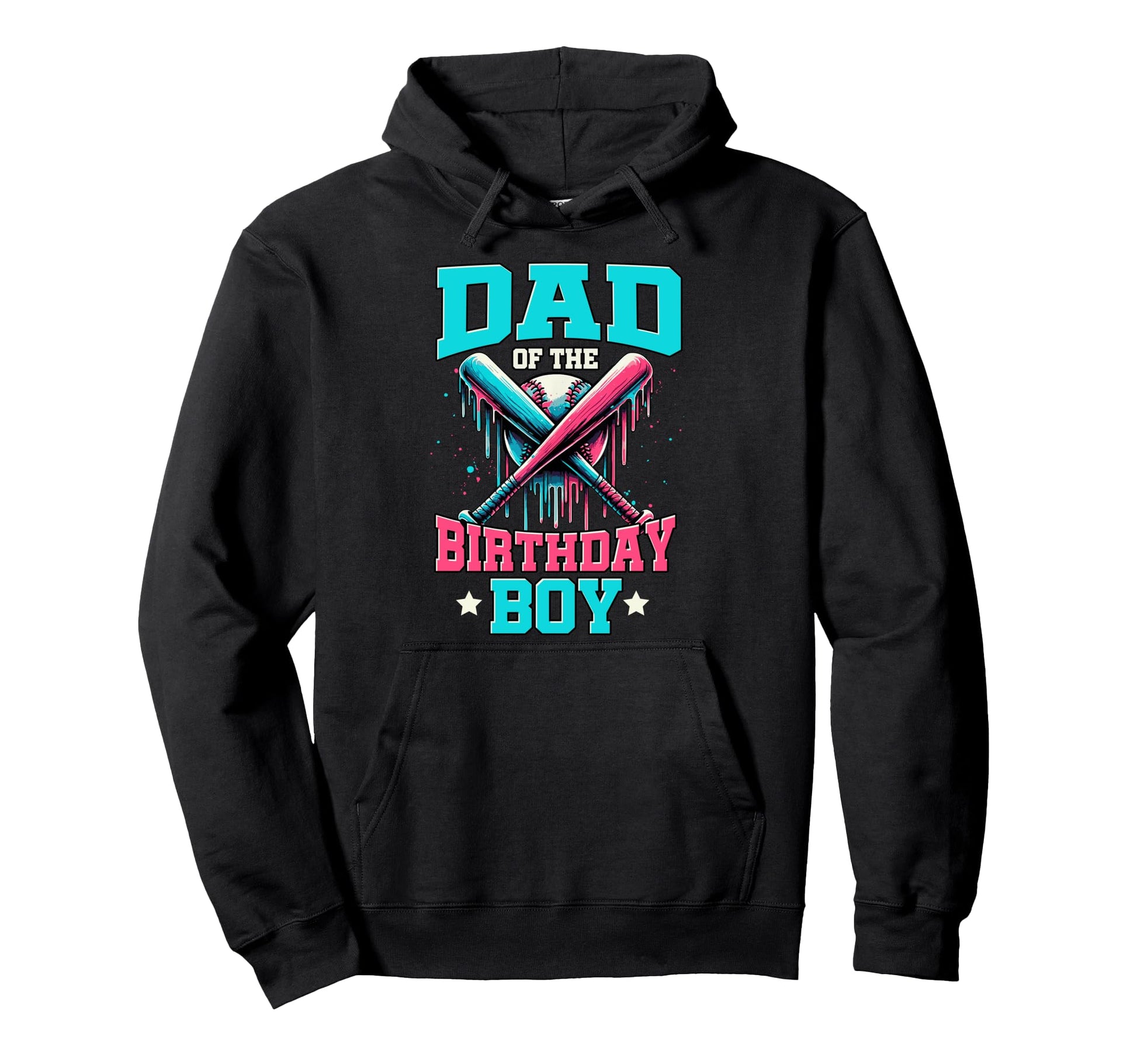 Dad Birthday Baseball Ice Cream Hoodie - Unique Graphic for Adults - T-Shirt, Sweatshirt, Hoodie
