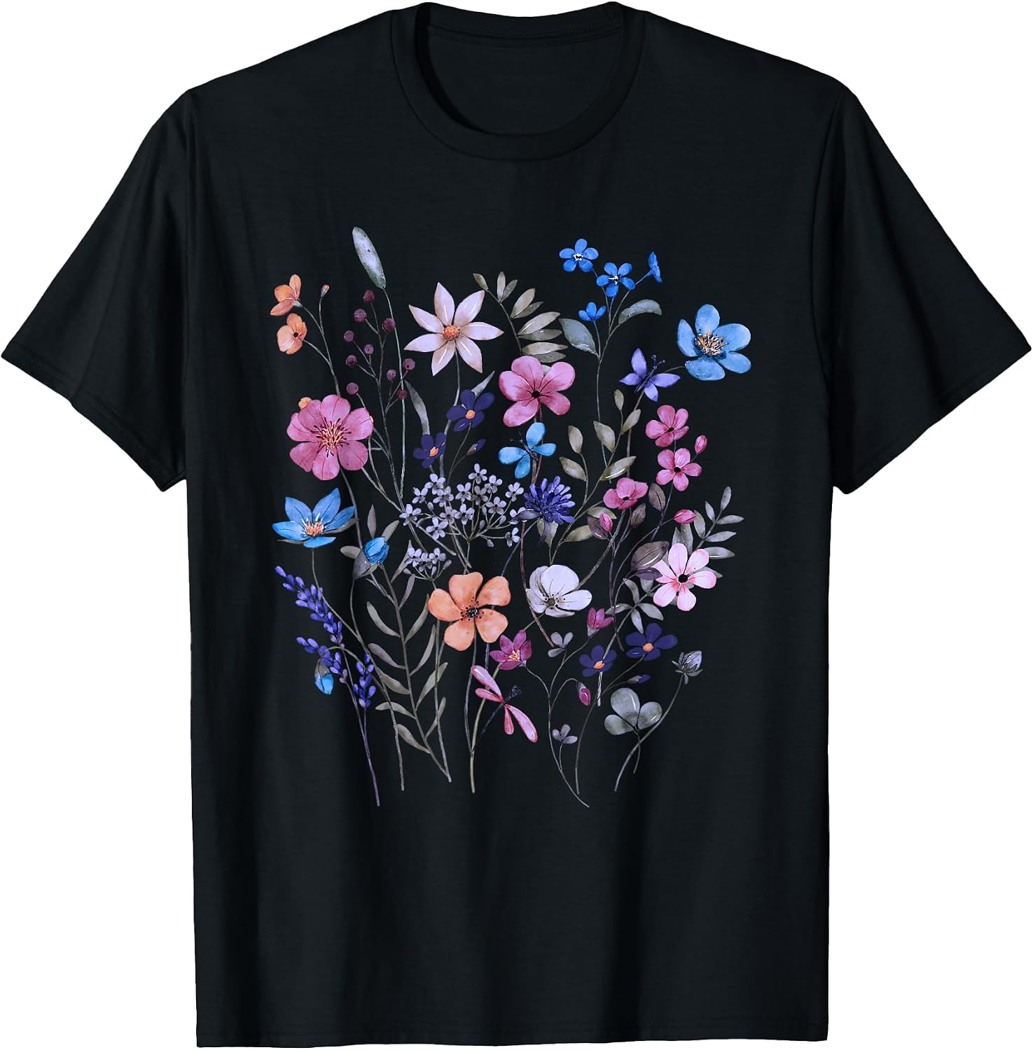 Vintage Flowers Women Wildflower Graphic Floral - Adult & Kids T-Shirts, Sweatshirts & Hoodies apparel design preview 1
