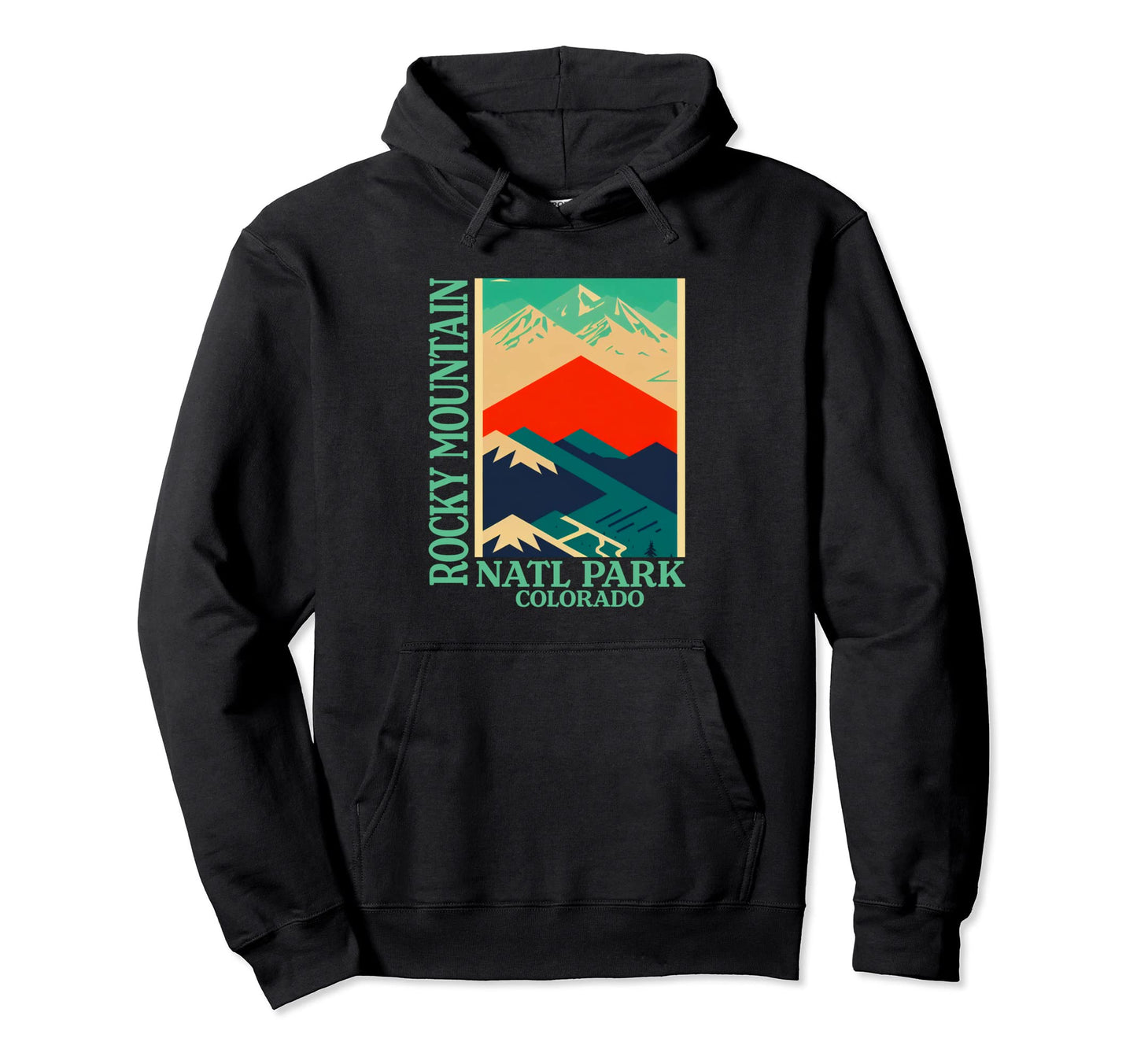 Colorado Rocky Mountain National Park Hoodie - Graphic Print Unisex - T-Shirt, Sweatshirt, Hoodie
