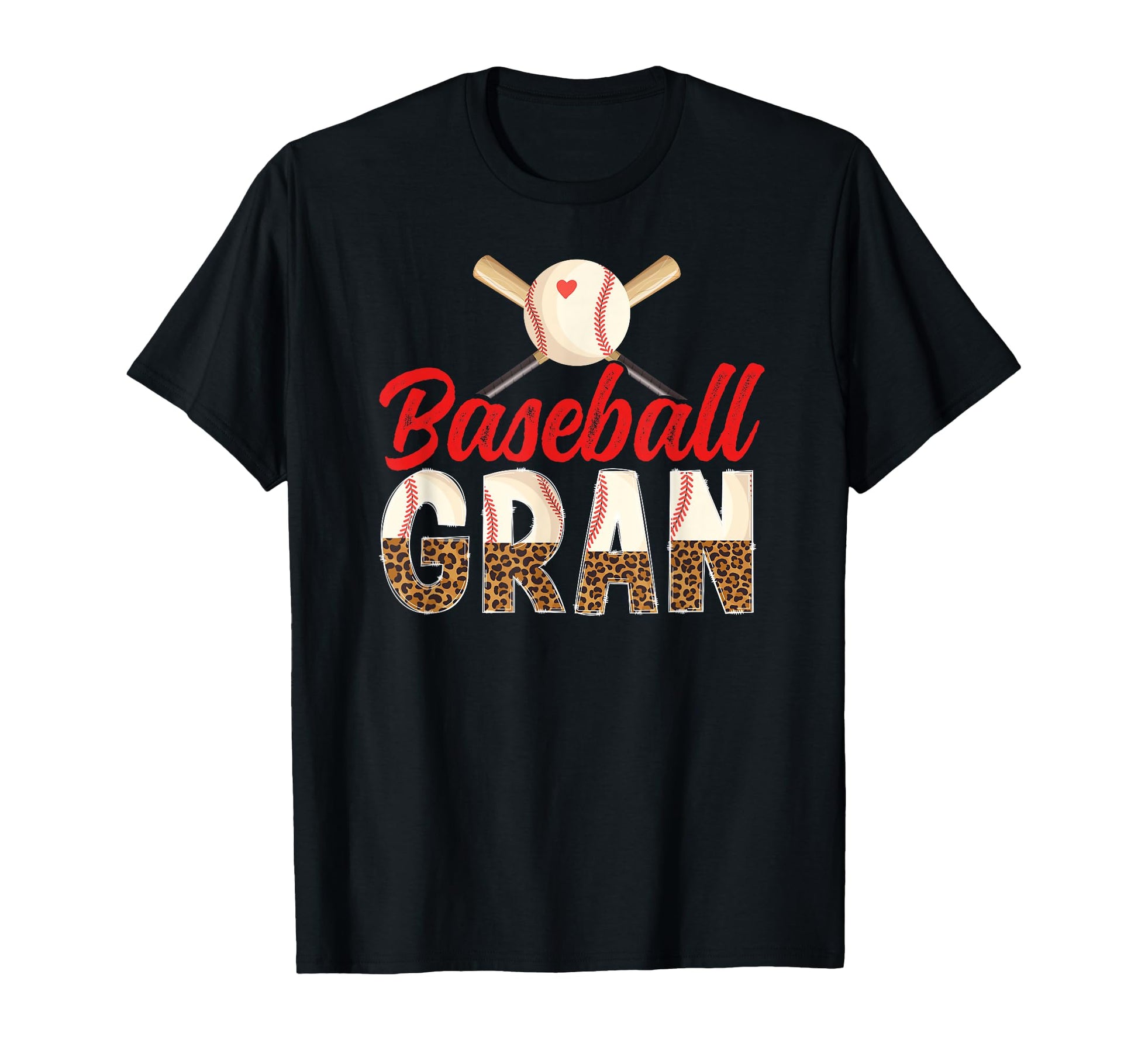Baseball Gran Leopard Gran Baseball T-Shirt - Trendy Graphic Men Women - T-Shirt, Sweatshirt, Hoodie