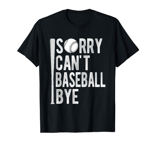 Baseball Game Stadium Bye Athlete T-Shirt - Fun Novelty Design Men Women - T-Shirt, Sweatshirt, Hoodie