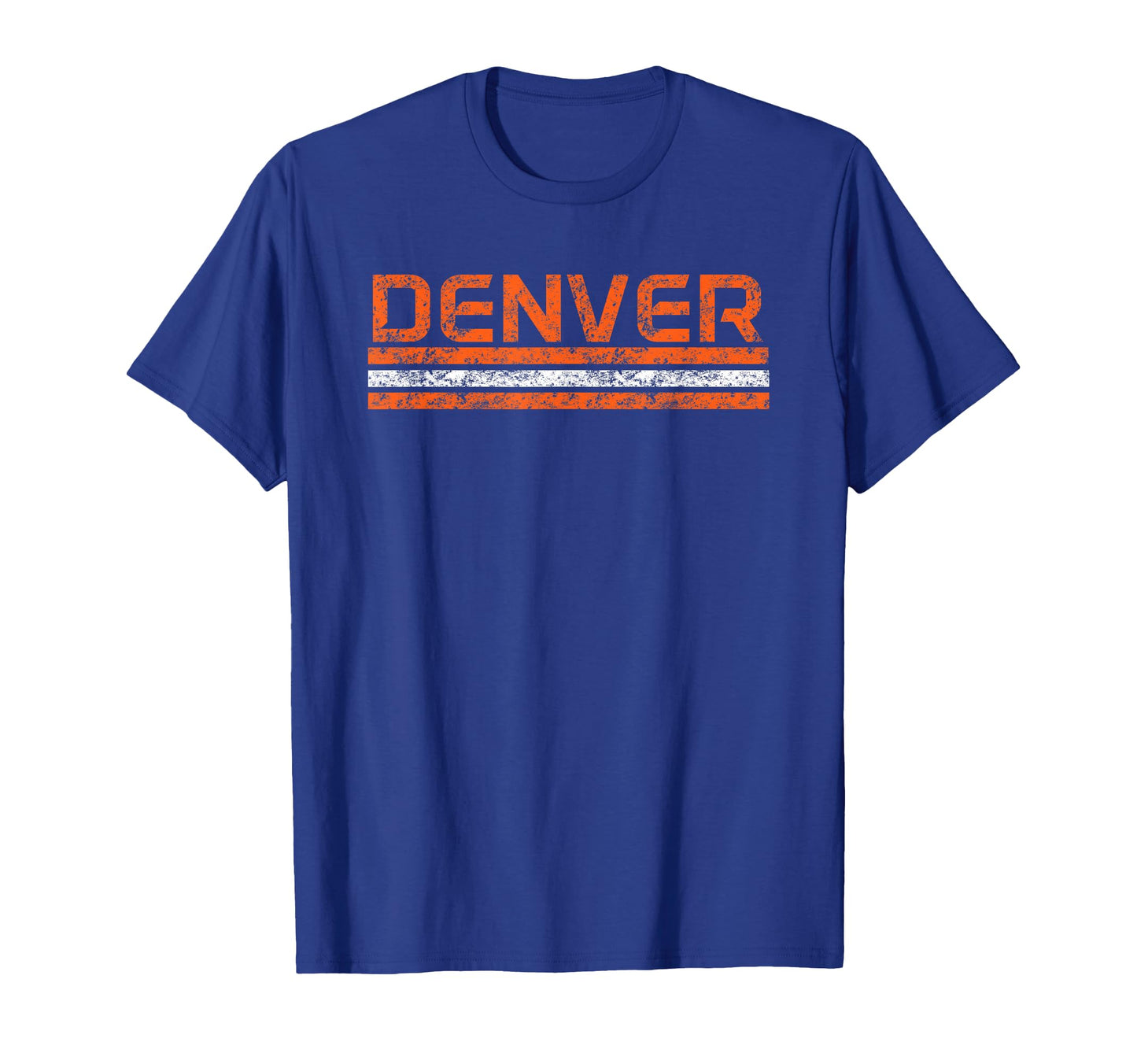 Denver Colorado Weathered Stripe T-Shirt - Minimalist Print Men Women - T-Shirt, Sweatshirt, Hoodie